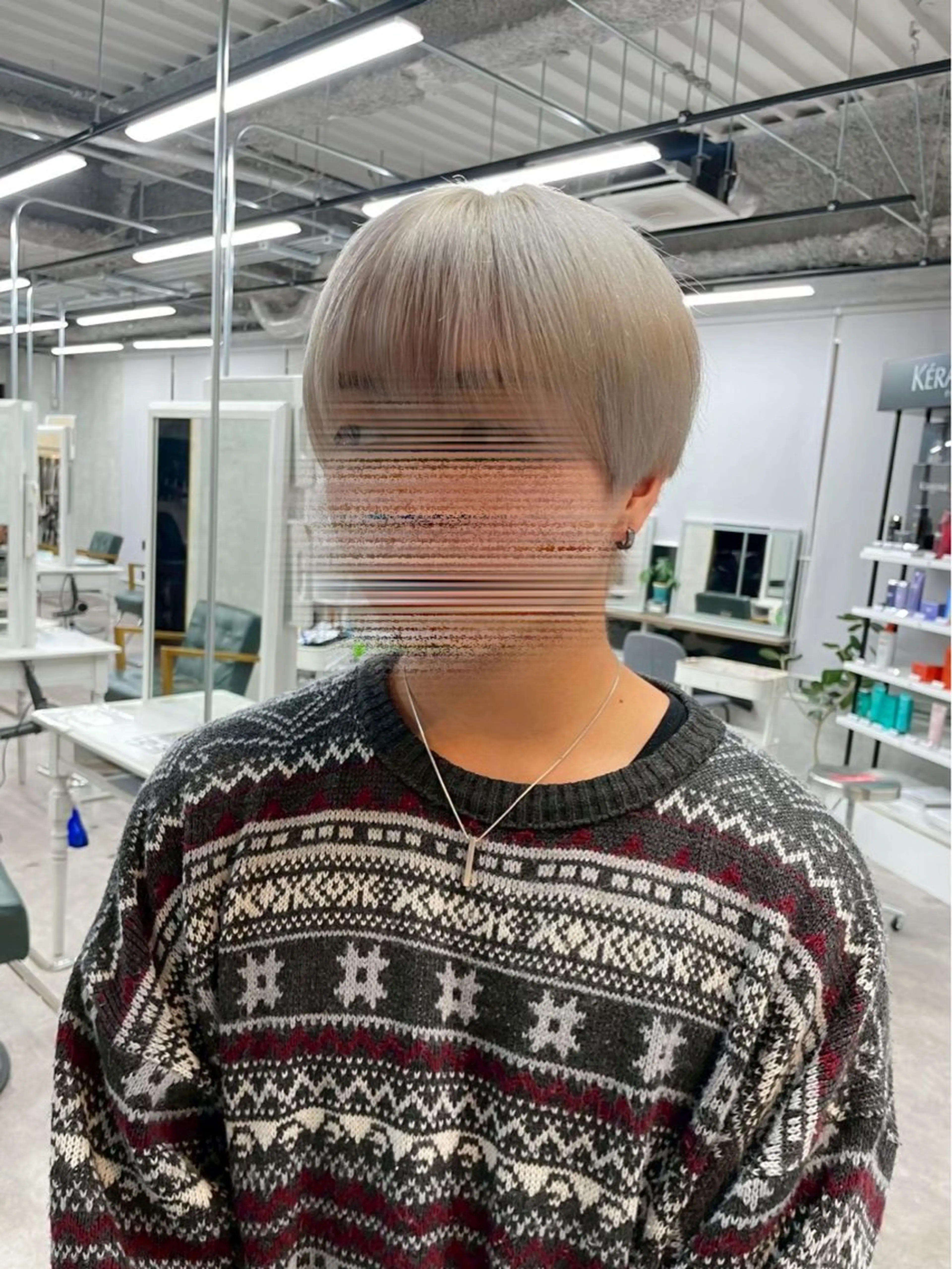 メンズ カット ヘアカラー limit康成 メンズ縮毛、ブリーチのヘアスタイル