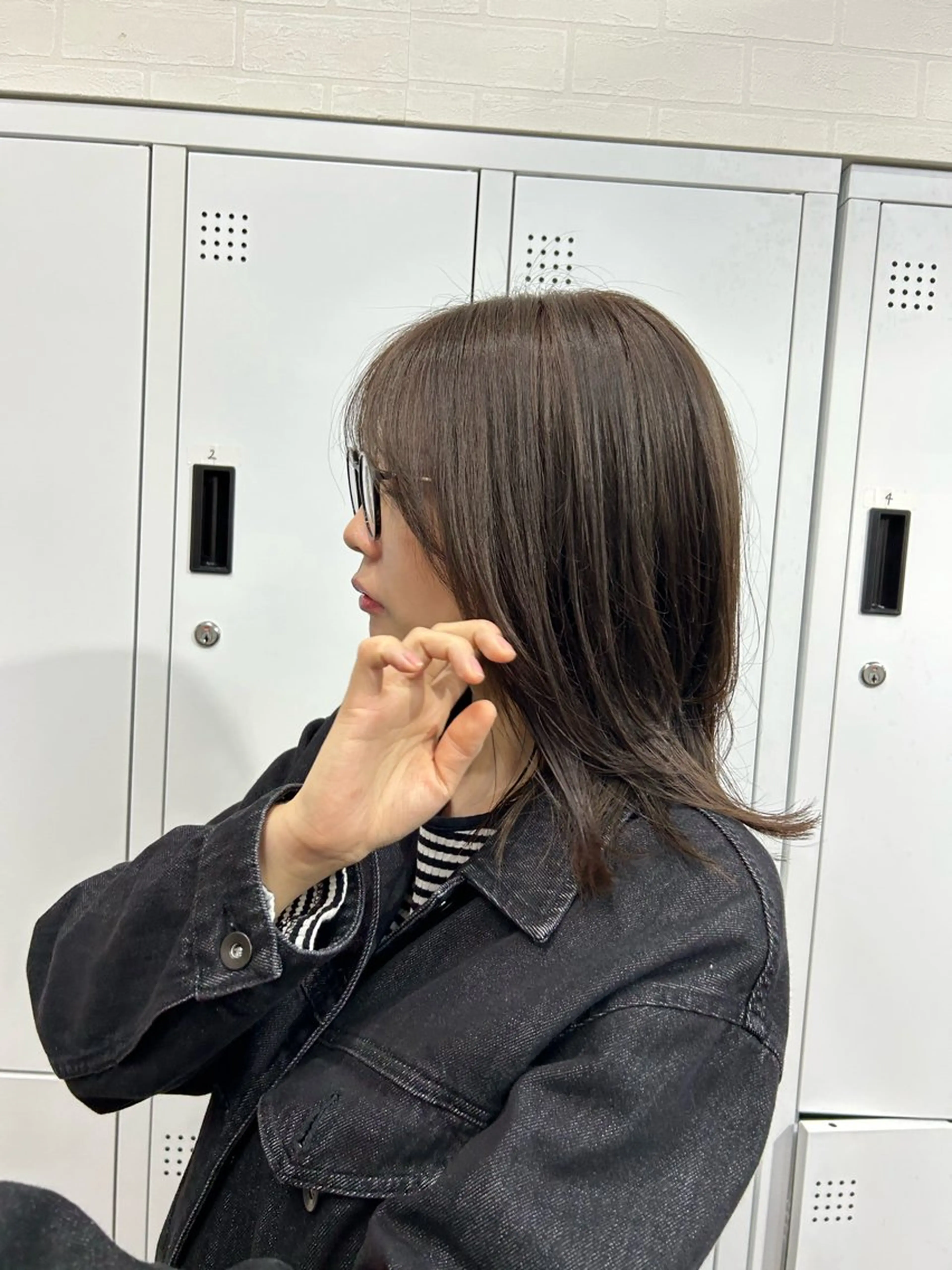 カラー Yui. レイヤー/パーマのヘアスタイル