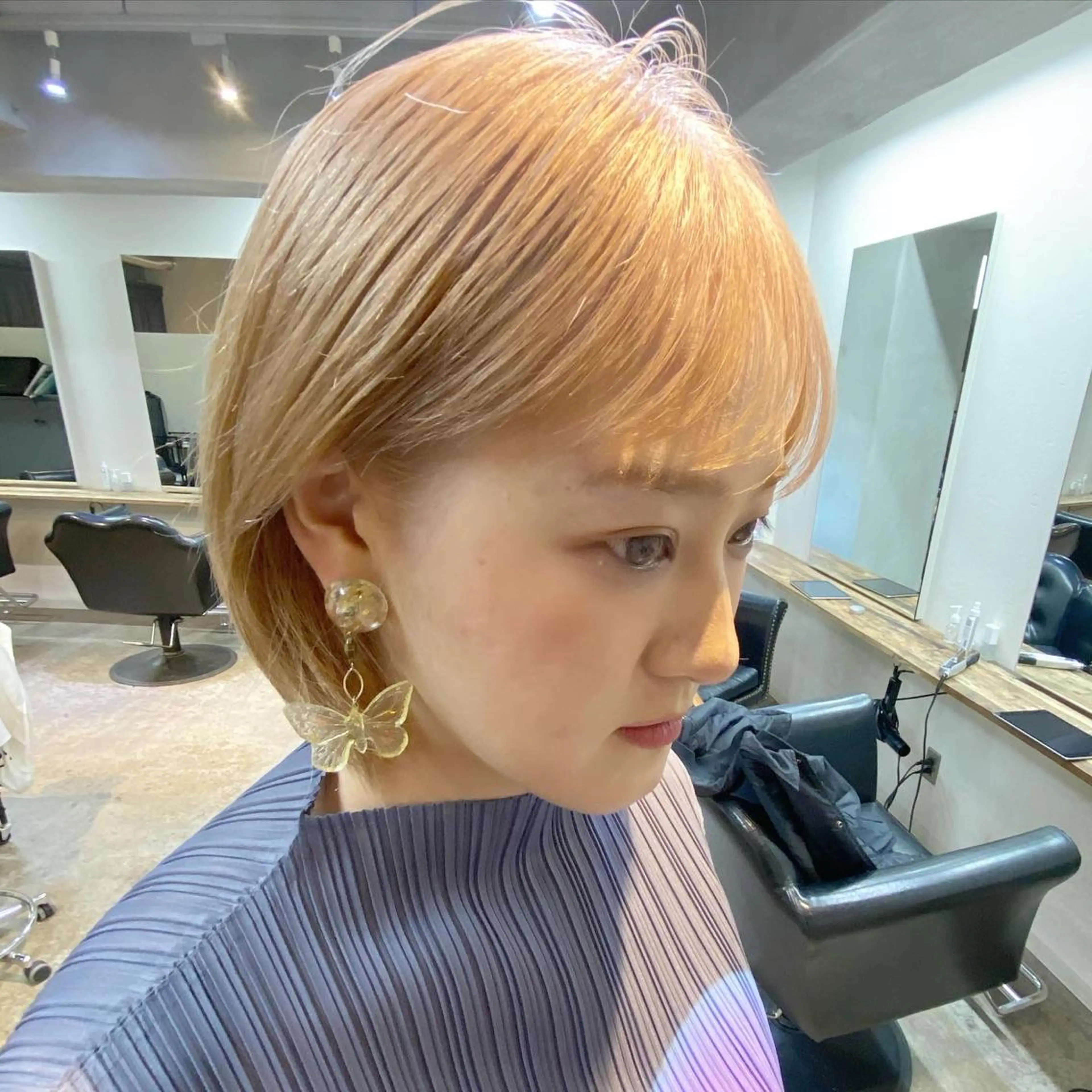 ショート カラー ヘアカラー トリートメント 坂本 裕介/パーマのヘアスタイル