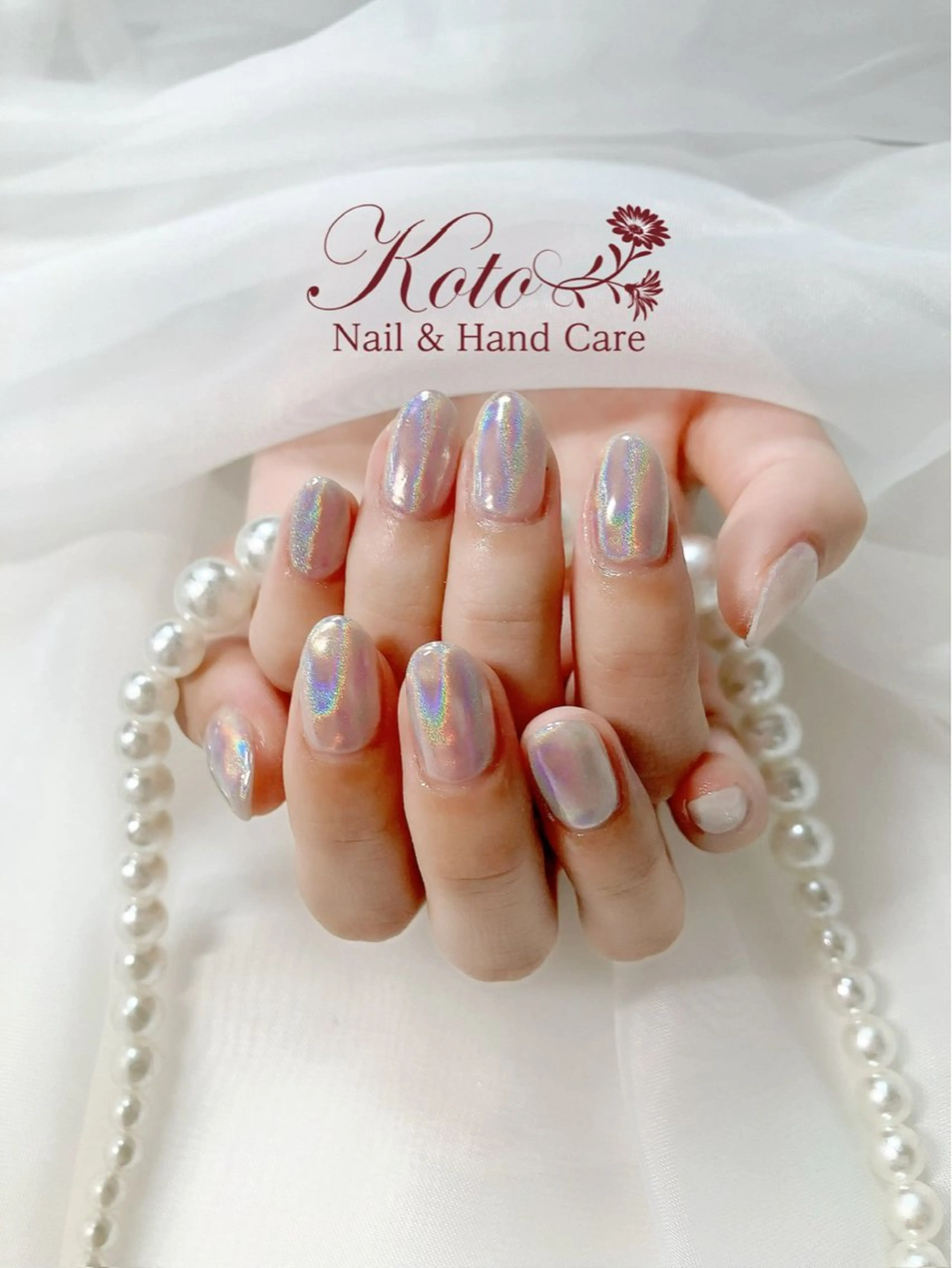 ネイル 長さ出し ジェルネイル 持ち込み ニュアンスネイル 赤色 ハンドネイル Nail Salon KOTOのネイルデザイン
