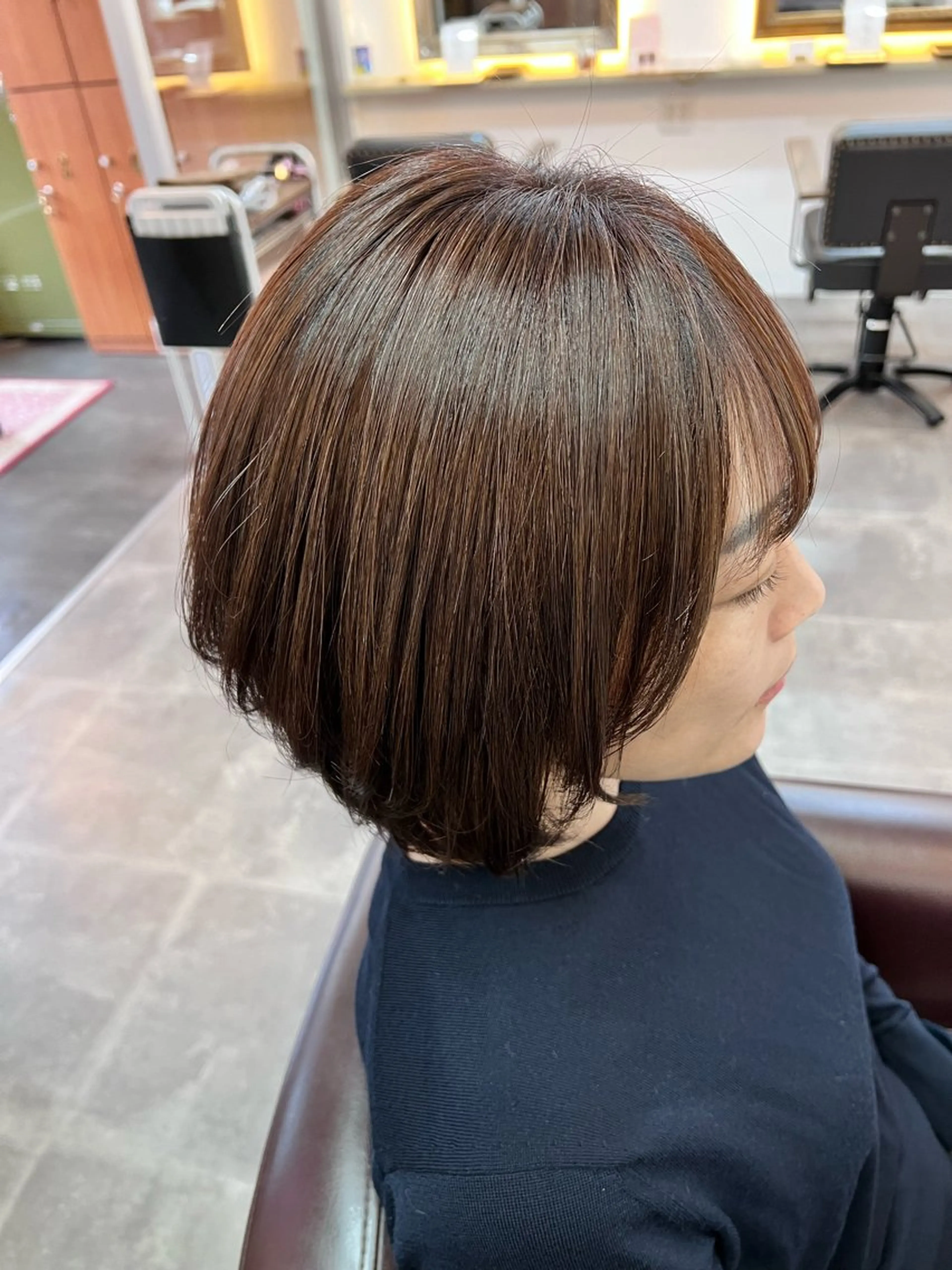 ワンレンカット✂️の写真