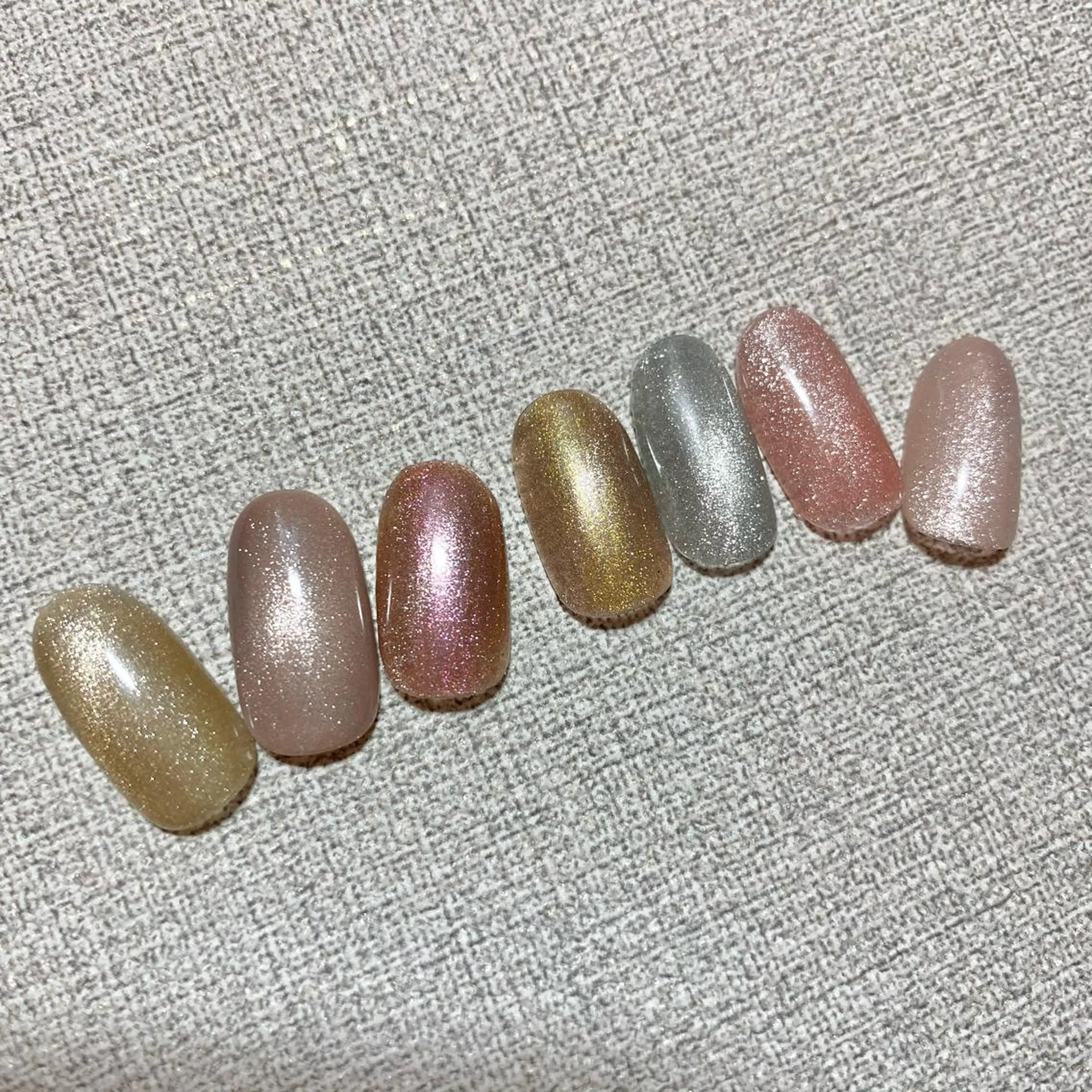 ネイル マグネットネイル マグネットワンカラー ワンカラーネイル ハンドネイル 山田 貴子のネイルデザイン