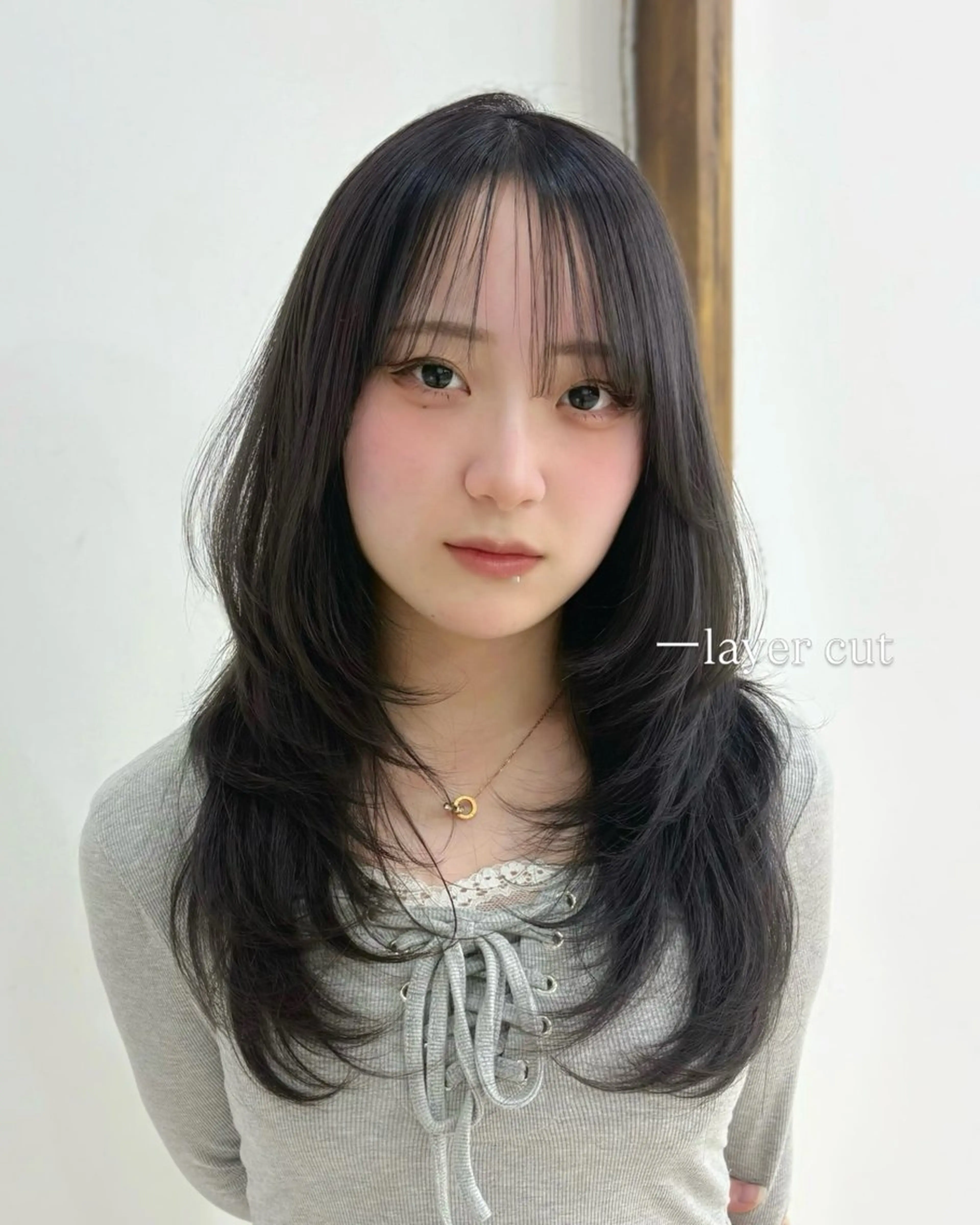 ロング カット 🫧あやね/カットモ デル/仙台美容室🫧のヘアスタイル