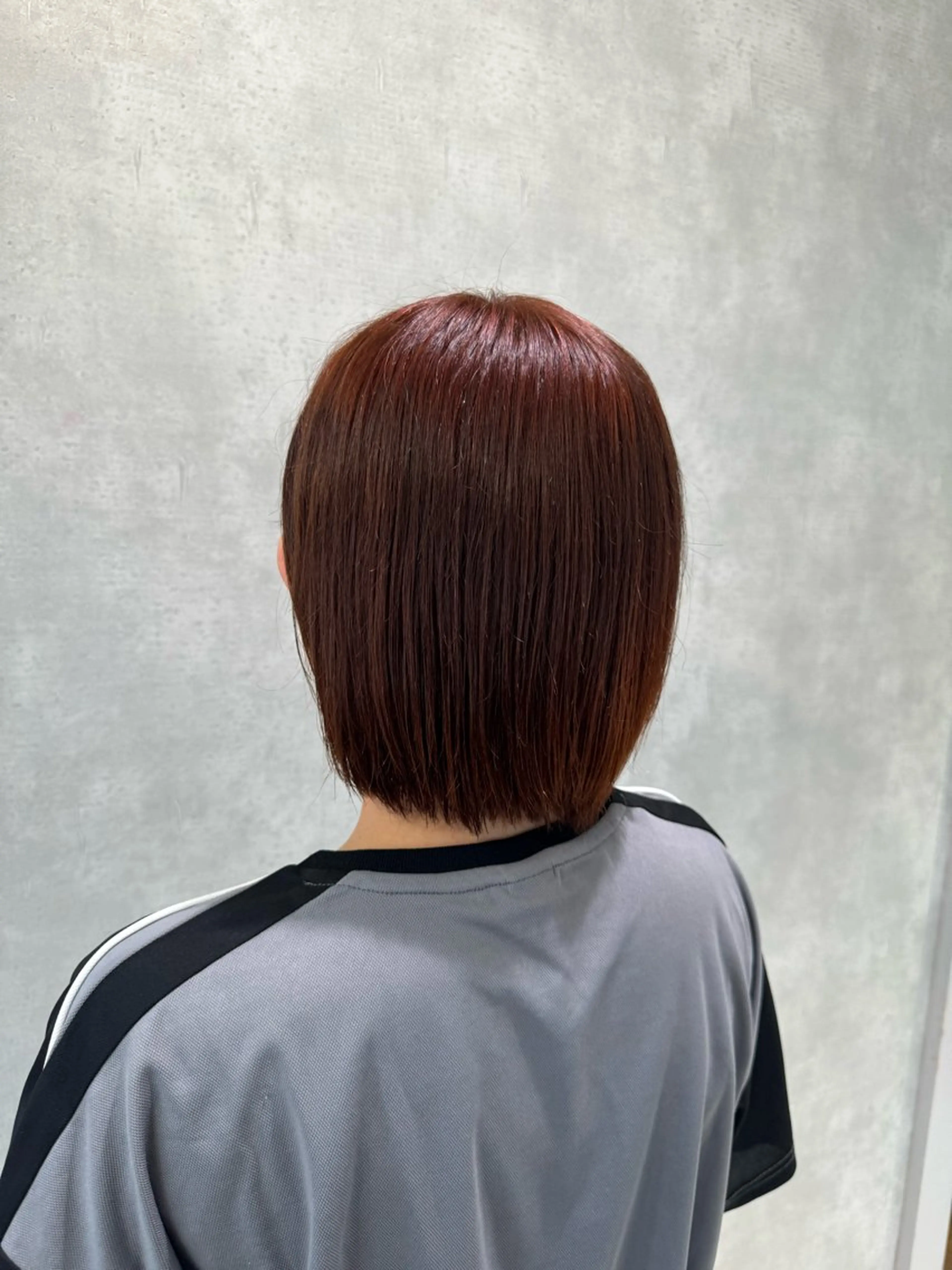 カラー ブラウンカラー オレンジ オレンジブラウン カット ヘアカラー ANKHCROSS Hiyori💙のヘアスタイル