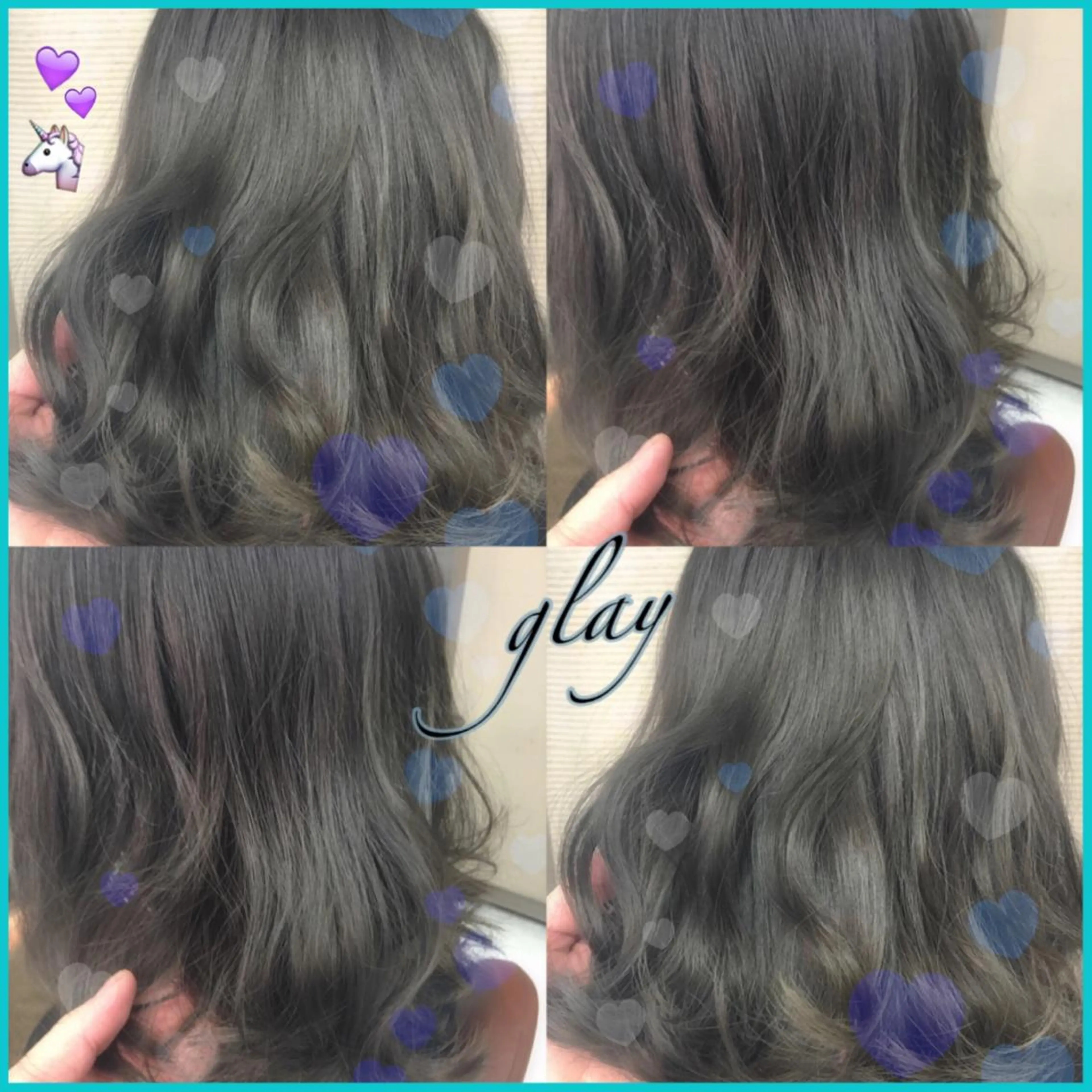 ミディアム カラー ブリーチ ダブルカラー イルミナカラー 韓国ヘア得意❤︎森澤 悠佳のヘアスタイル