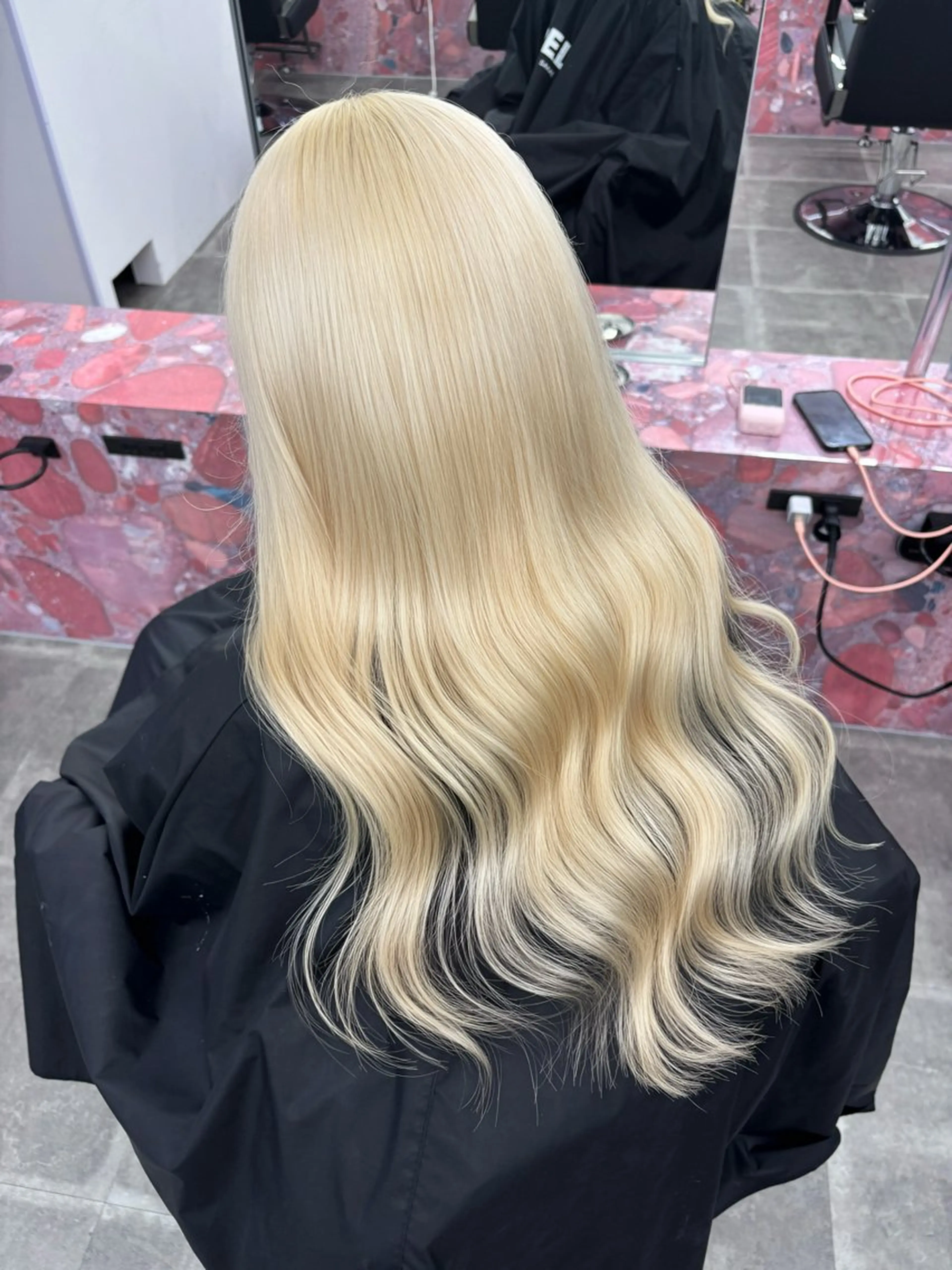 ロング PELE 栄店所属・名古屋栄/PELE/ ブリーチ/asahiのヘアスタイル