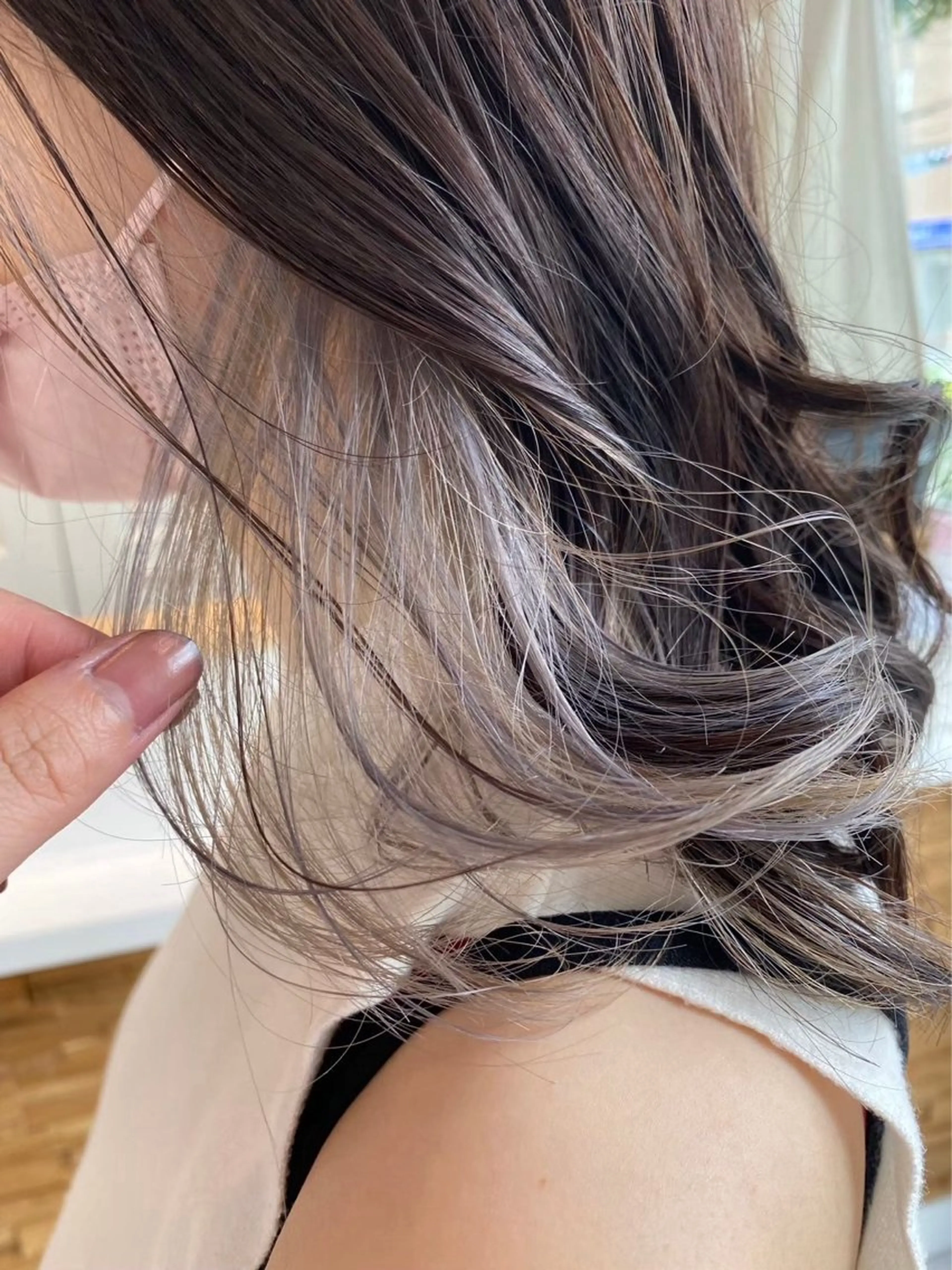 イヤリングブリーチ+オンカラー💎✨️の写真