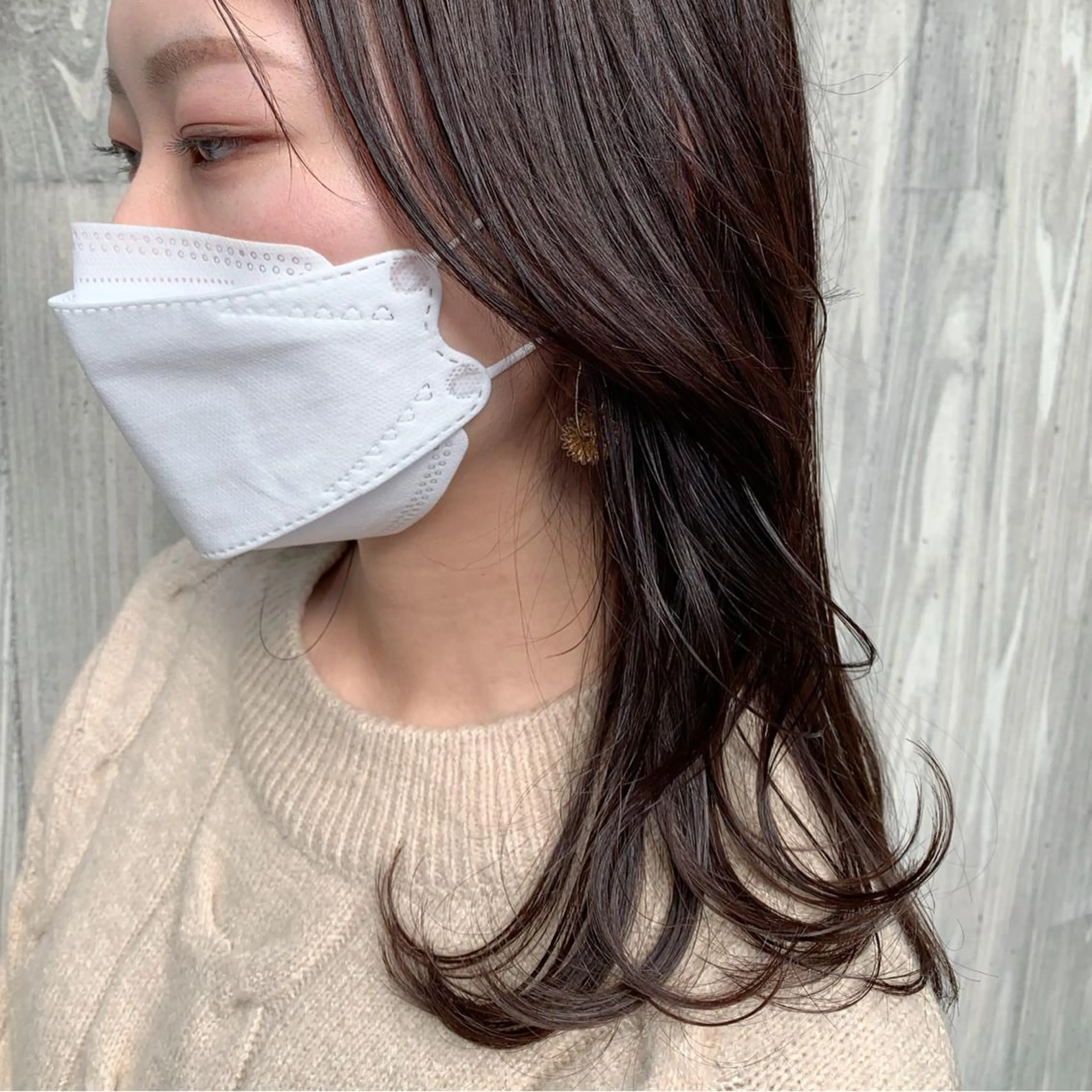 カラー ⚪️ニュアンスカラー ⚪️ハイトーン　マユのヘアスタイル