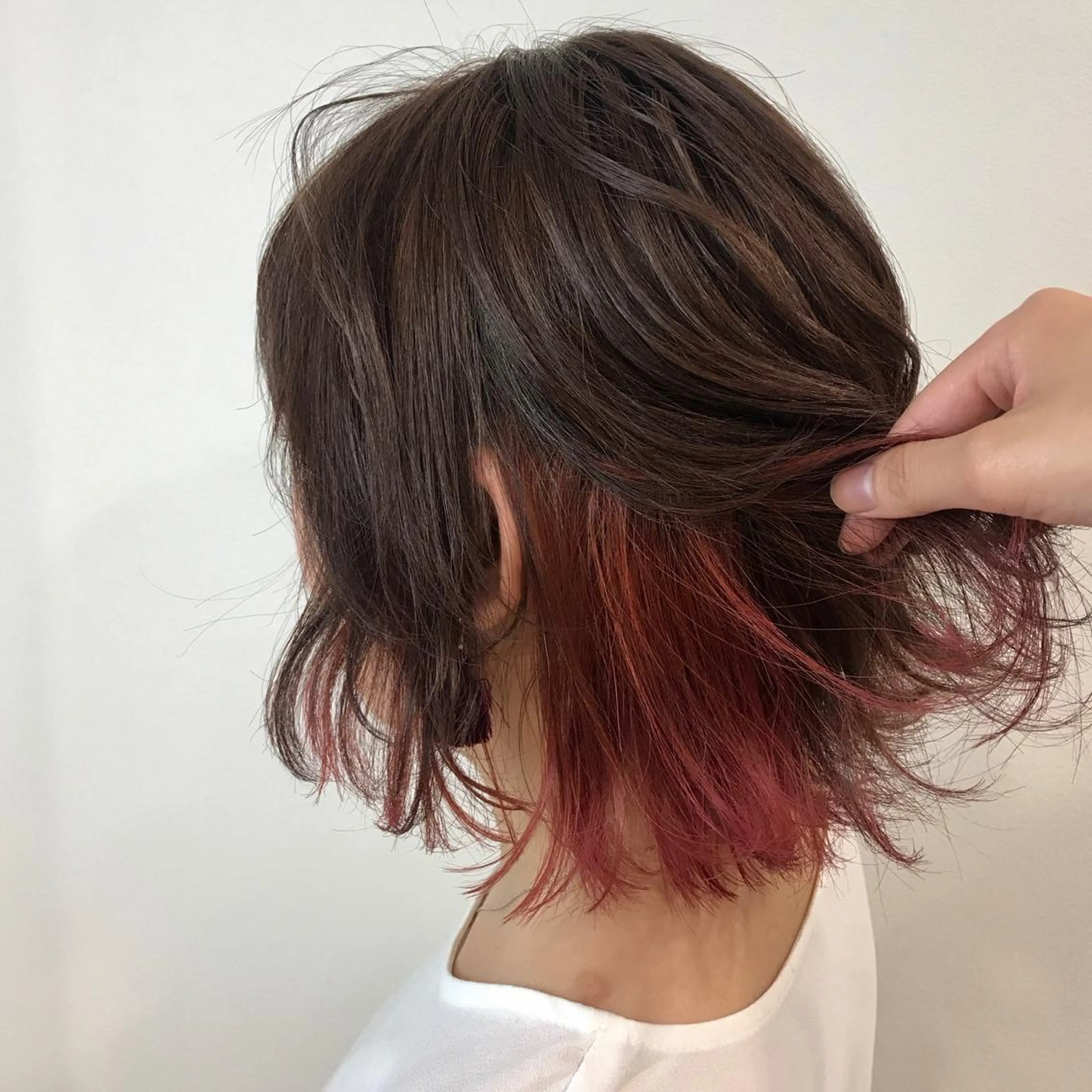 ミディアム ヤマシタ ミサキのヘアスタイル