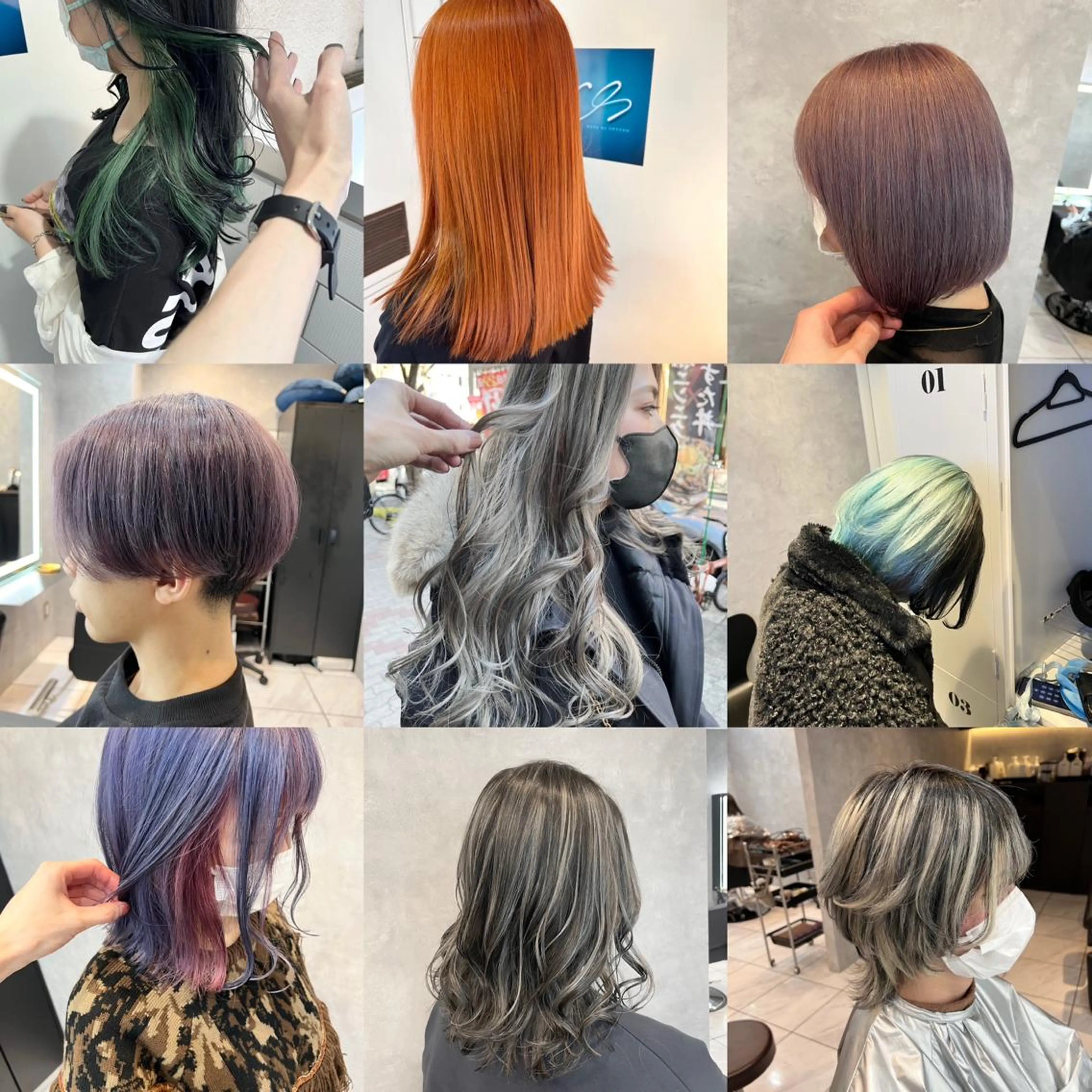 カラー SALOWIN栄 高須大貴のヘアスタイル