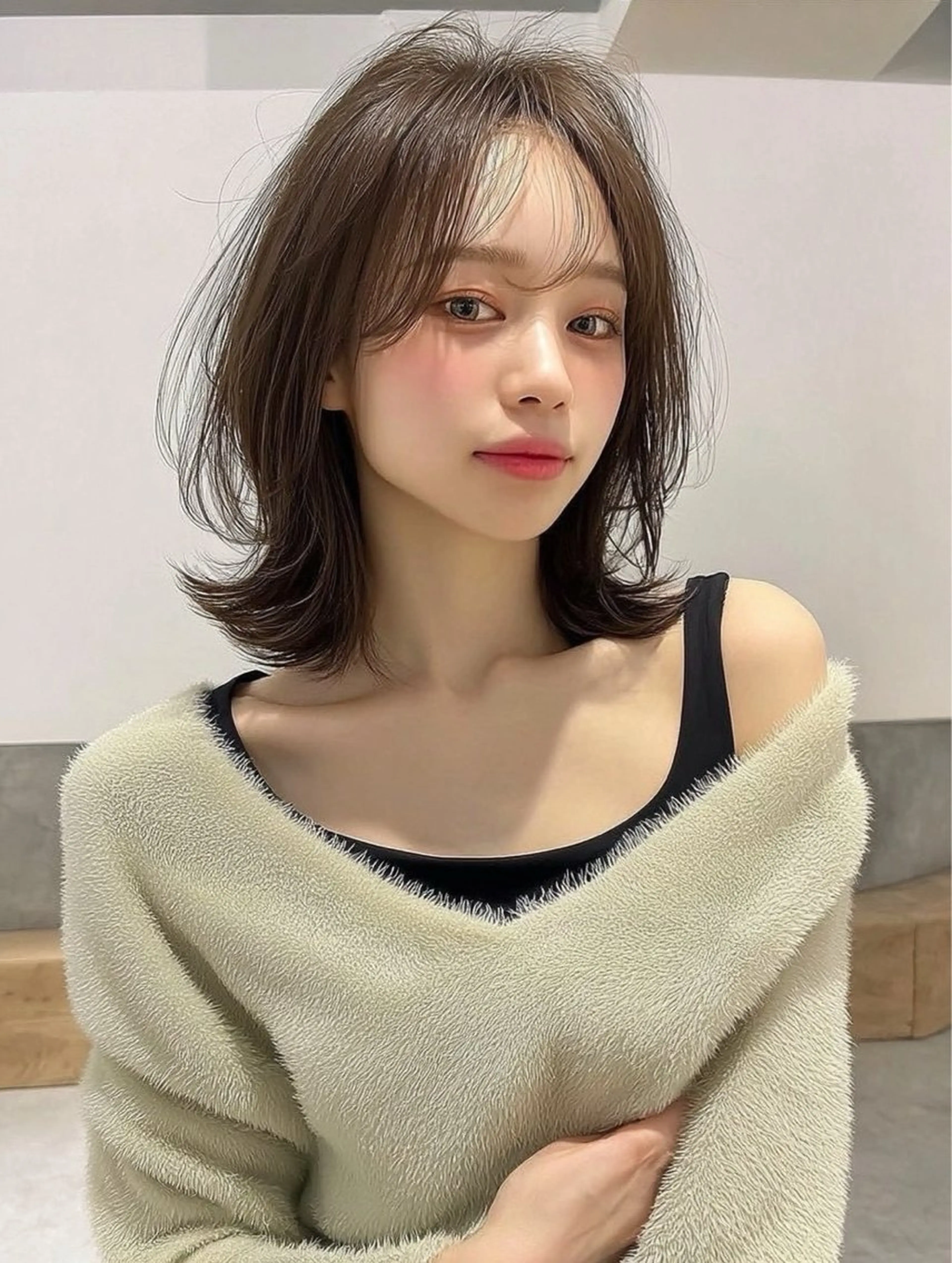 ミディアム 太田 美津子のヘアスタイル