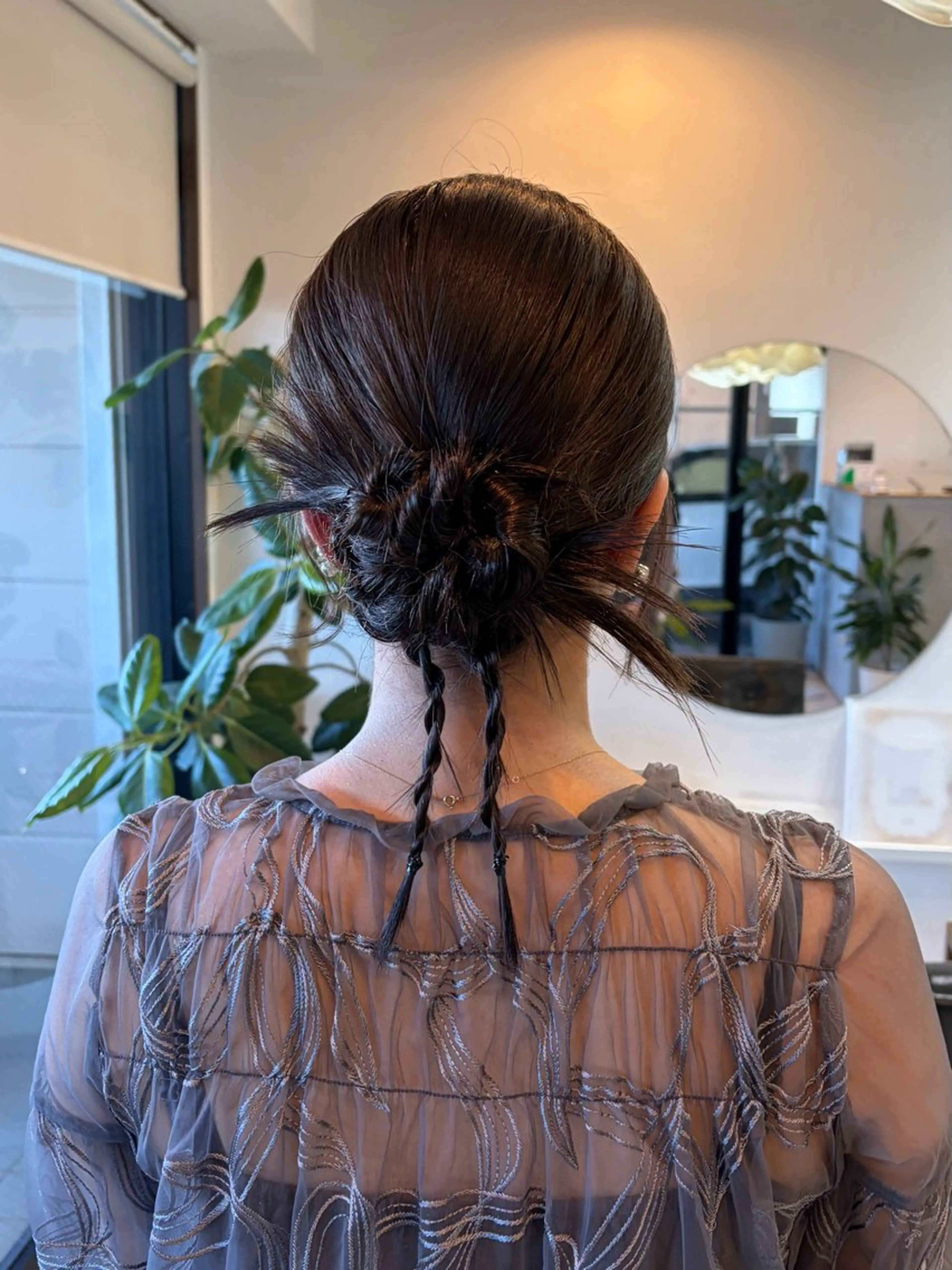 ヘアアレンジ ヘアセット カドムラ モエのマツエク・マツパデザイン