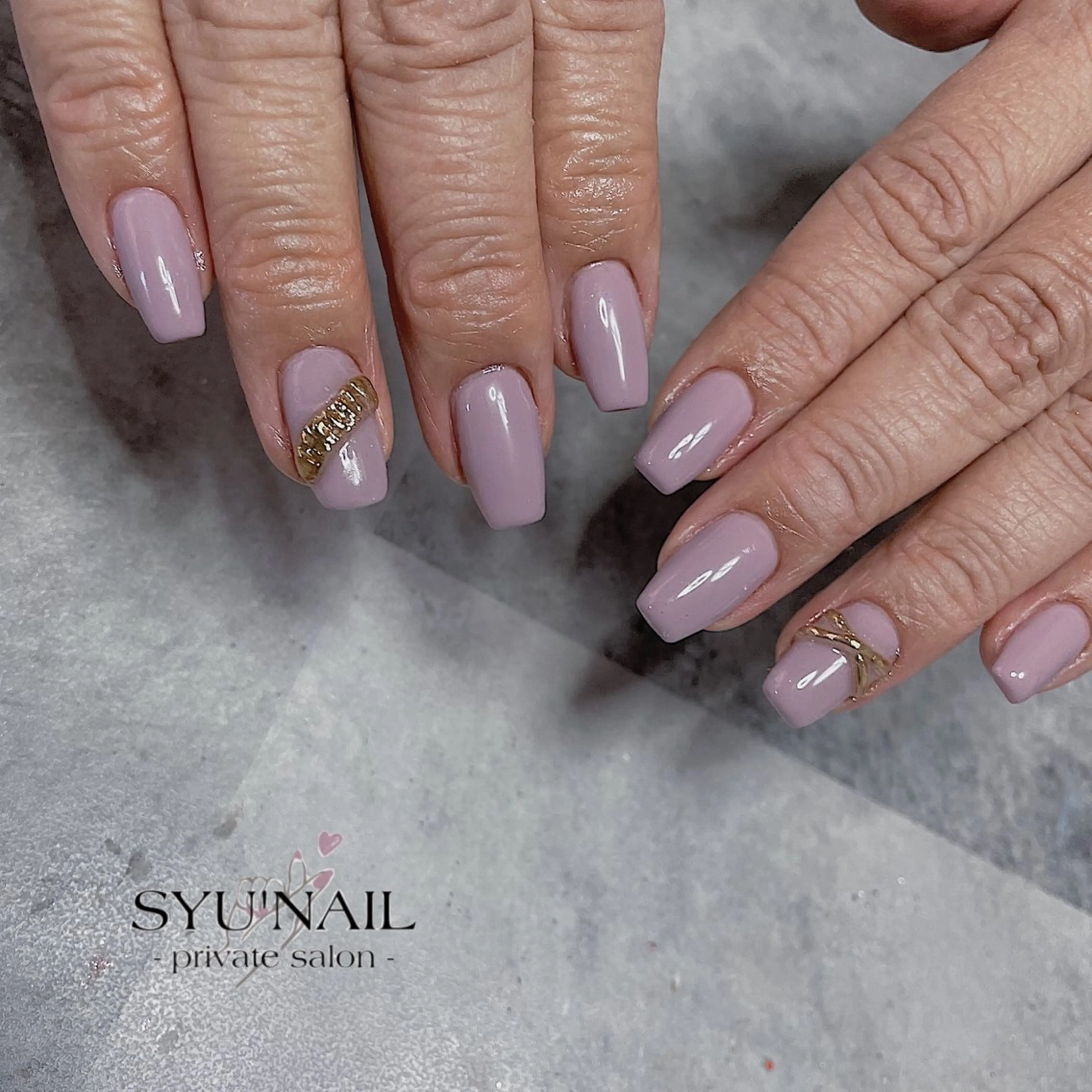 ミディアム ハンドネイル SYU'NAIL /YUKIのネイルデザイン