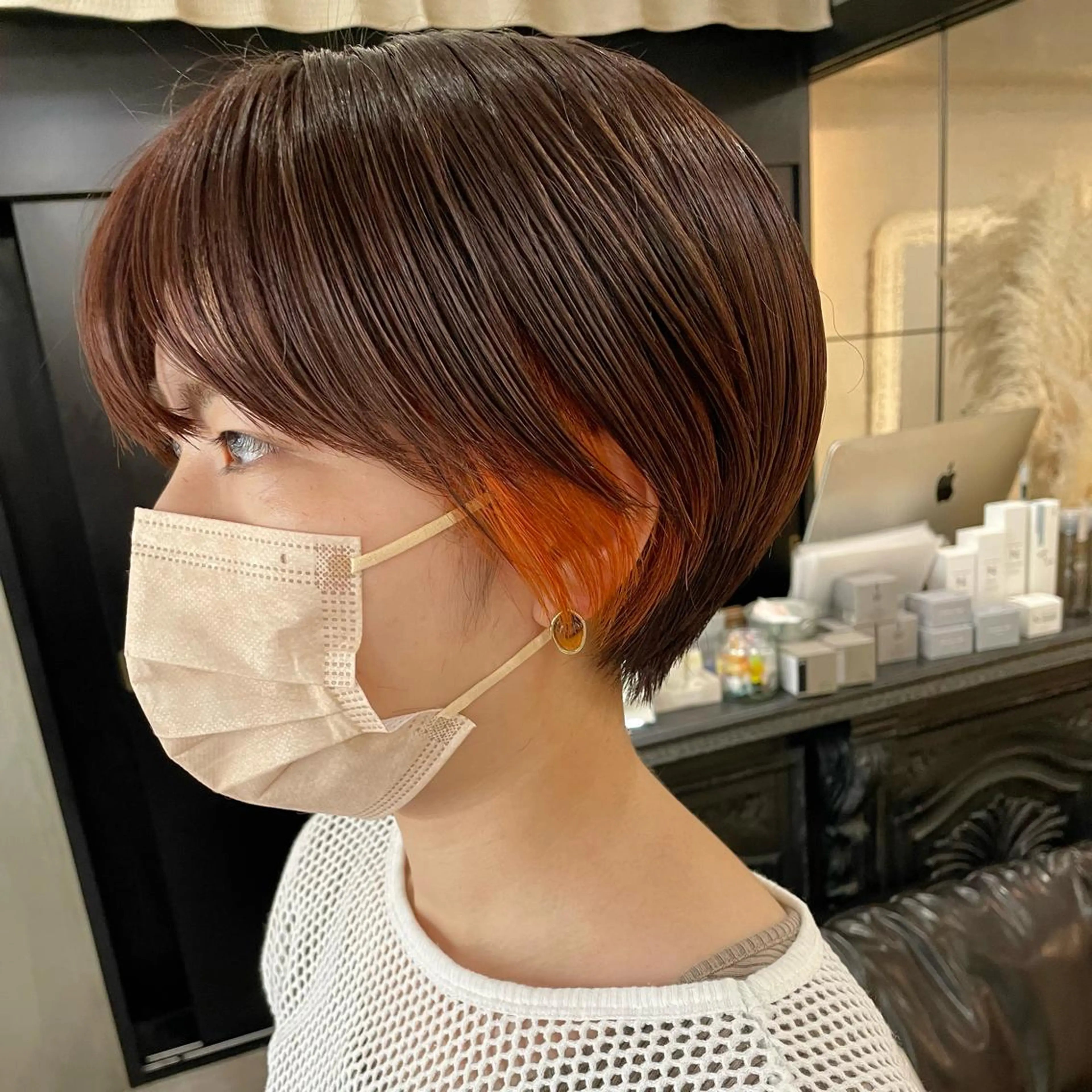 ショート カラー ショート・ボブ ・ウルフ✂︎IMAIのヘアスタイル