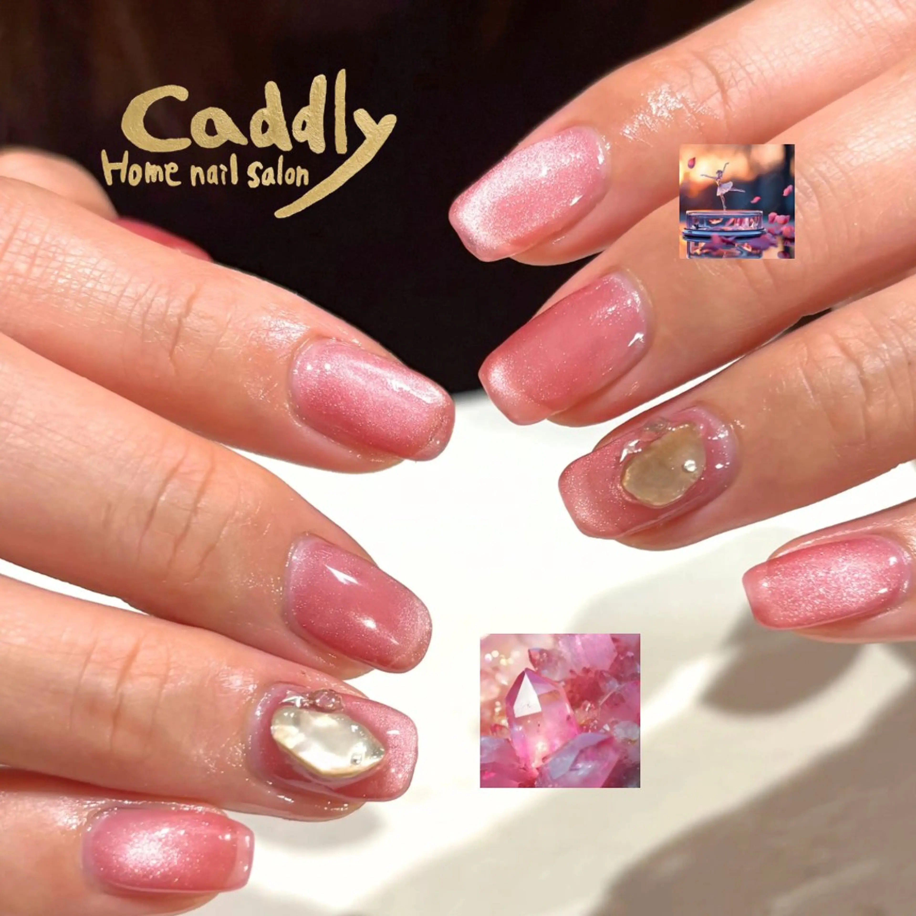 ネイル アートネイル ハンドネイル caddly naoのネイルデザイン