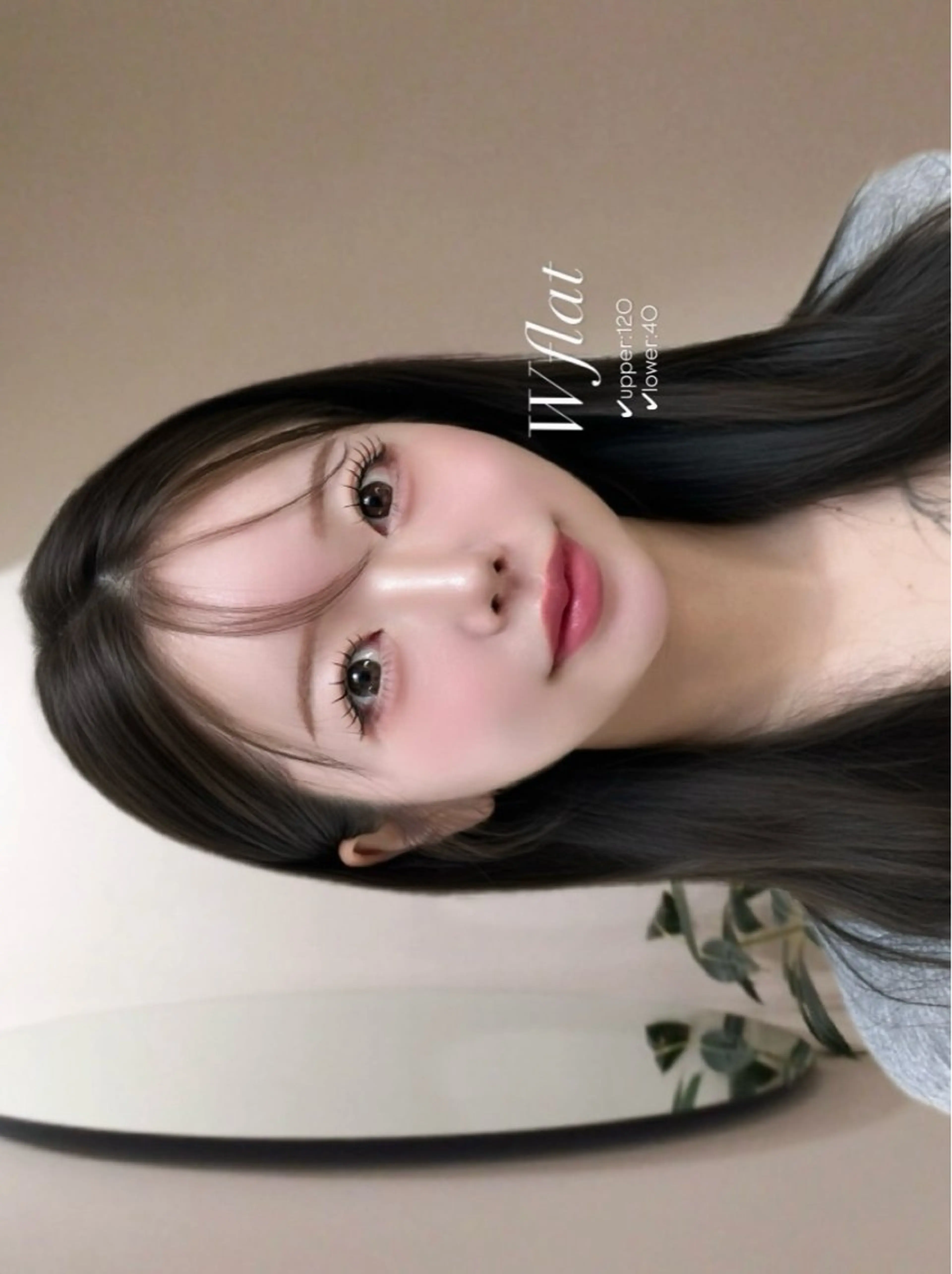 【束感&高持続】🤍Wフラット100束🎀(シングル140~150本相当)の写真