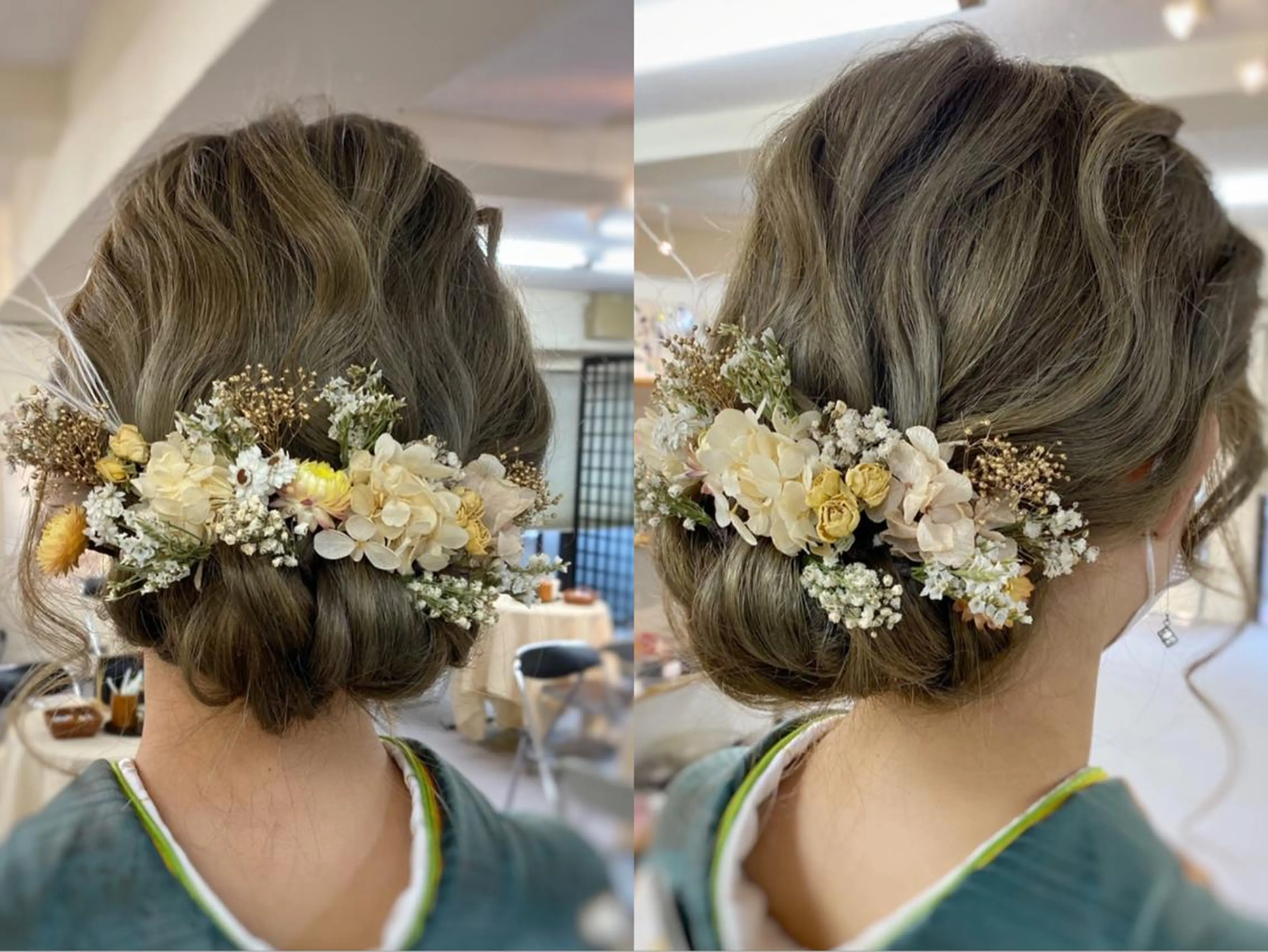 セミロング ヘアアレンジ ヘアセット fots. 愛美のエステ・リラクイメージ