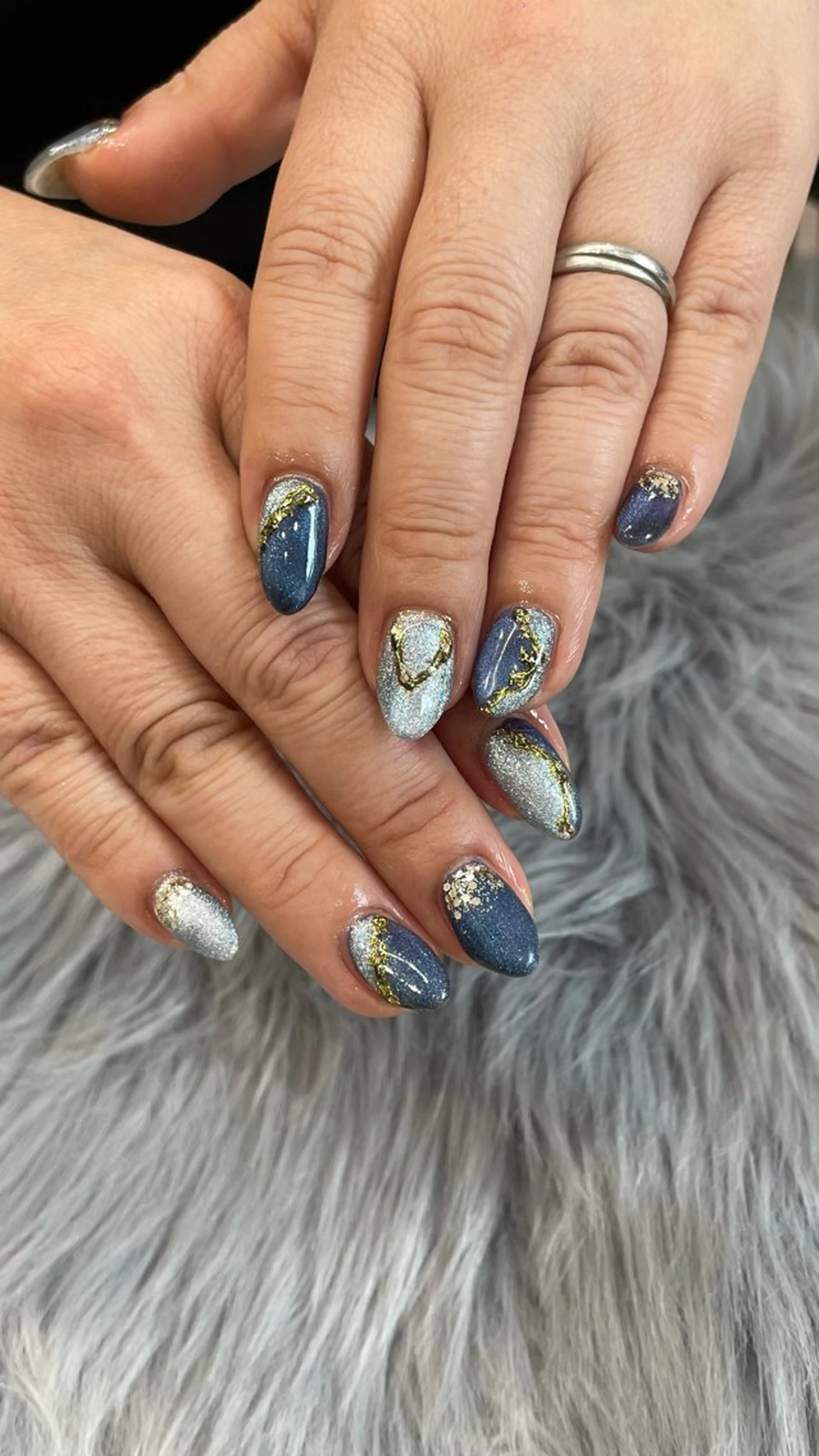 ネイル ラメ(グリッター) RICO NAIL所属・RICO Nail パーツつけ放題🌈のネイルデザイン