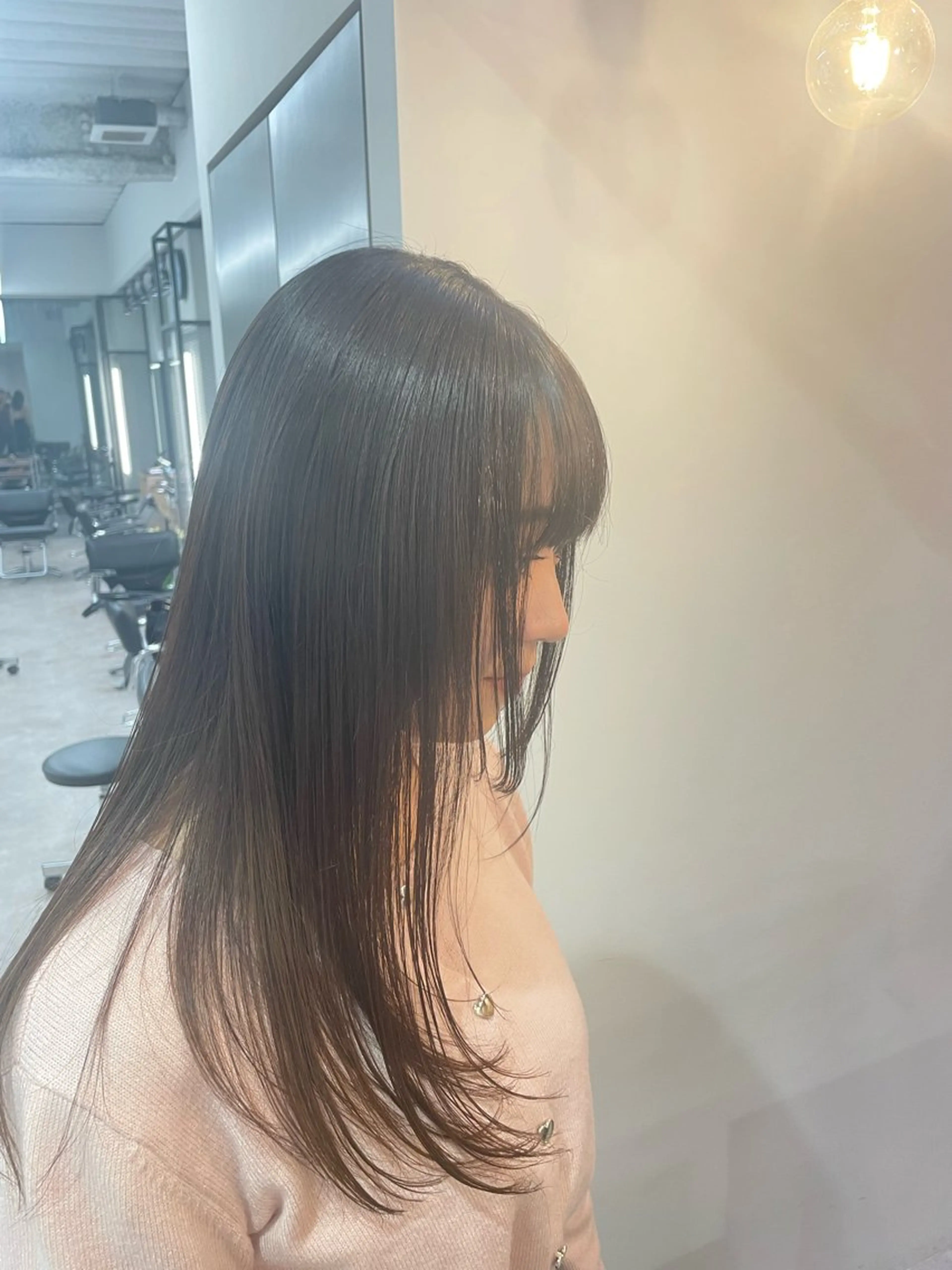 ロング カット 神 嵩徳のヘアスタイル
