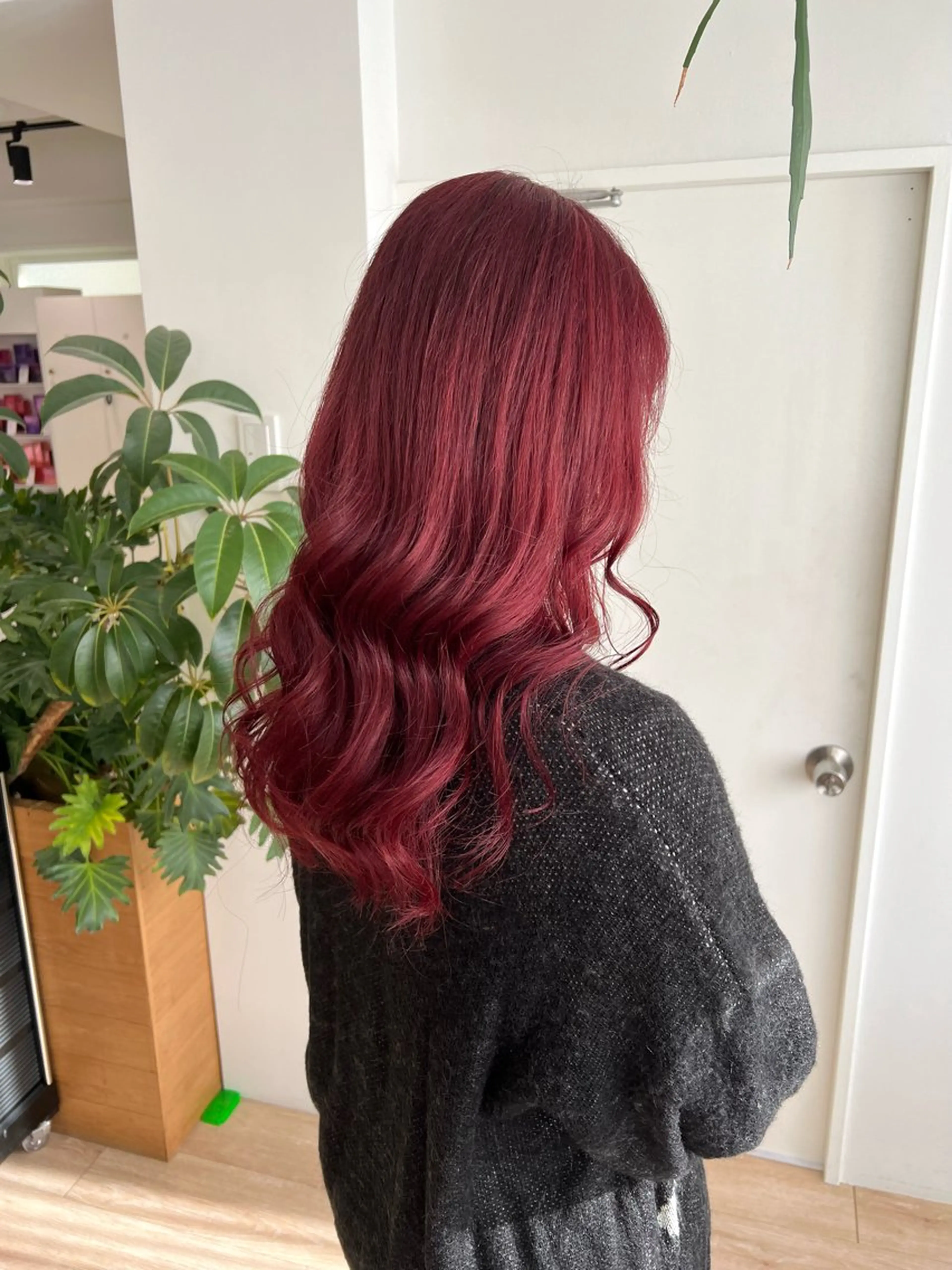 ロング カラー ヘアカラー トリートメント 艶ベージュ/オリーブ カラー🫒airiのヘアスタイル