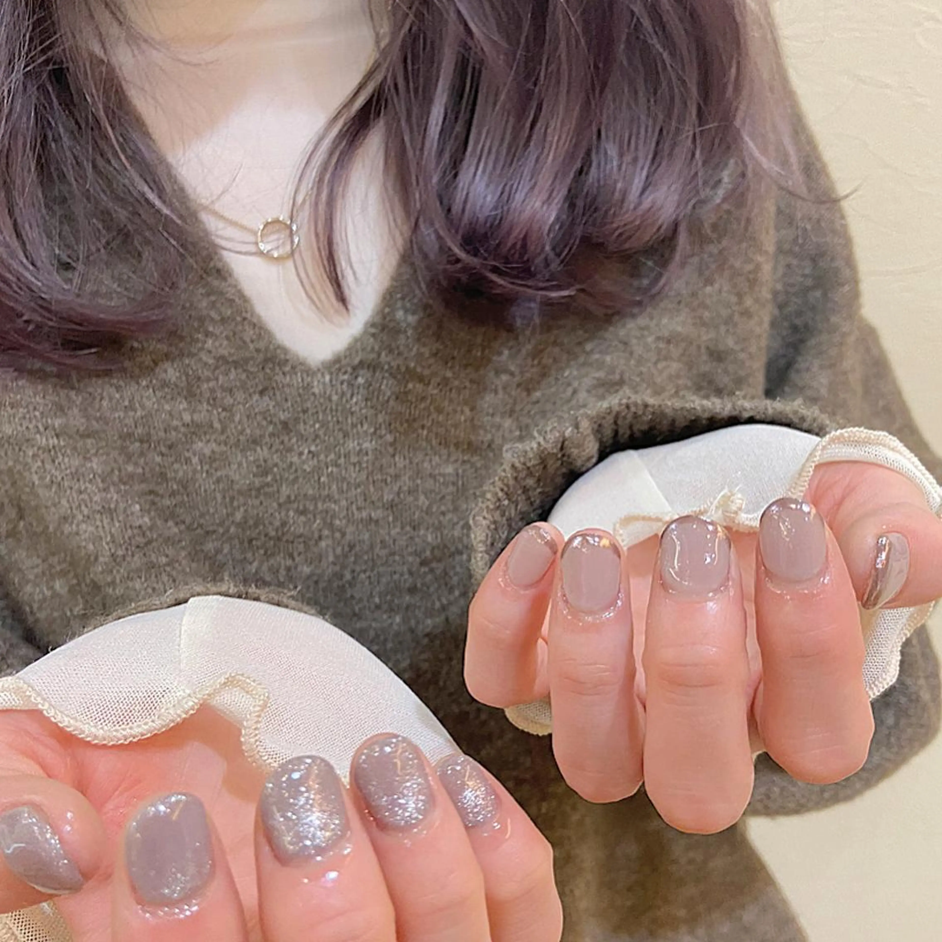 ネイル マグネットネイル . .のネイルデザイン