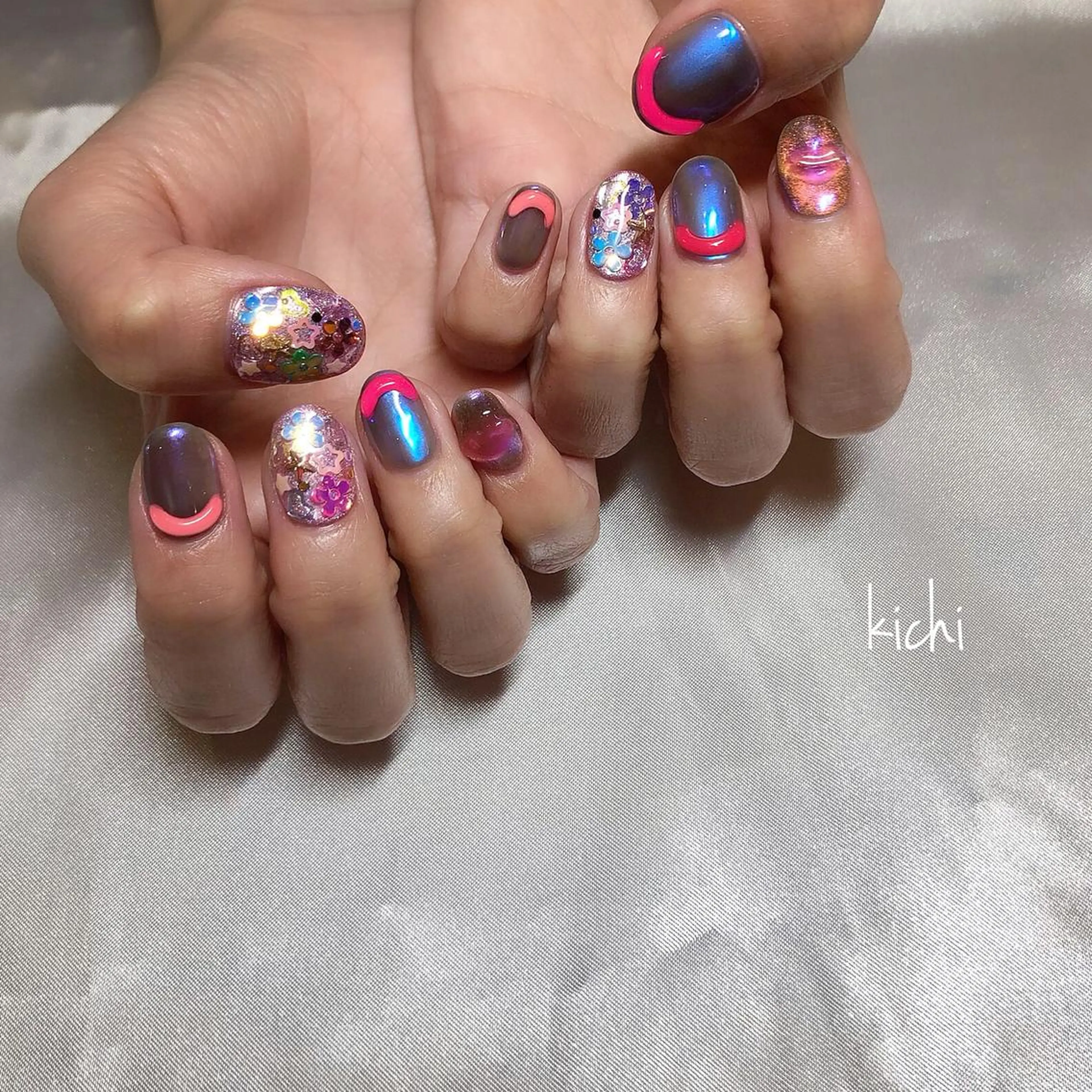 ネイル kichi･: *のネイルデザイン