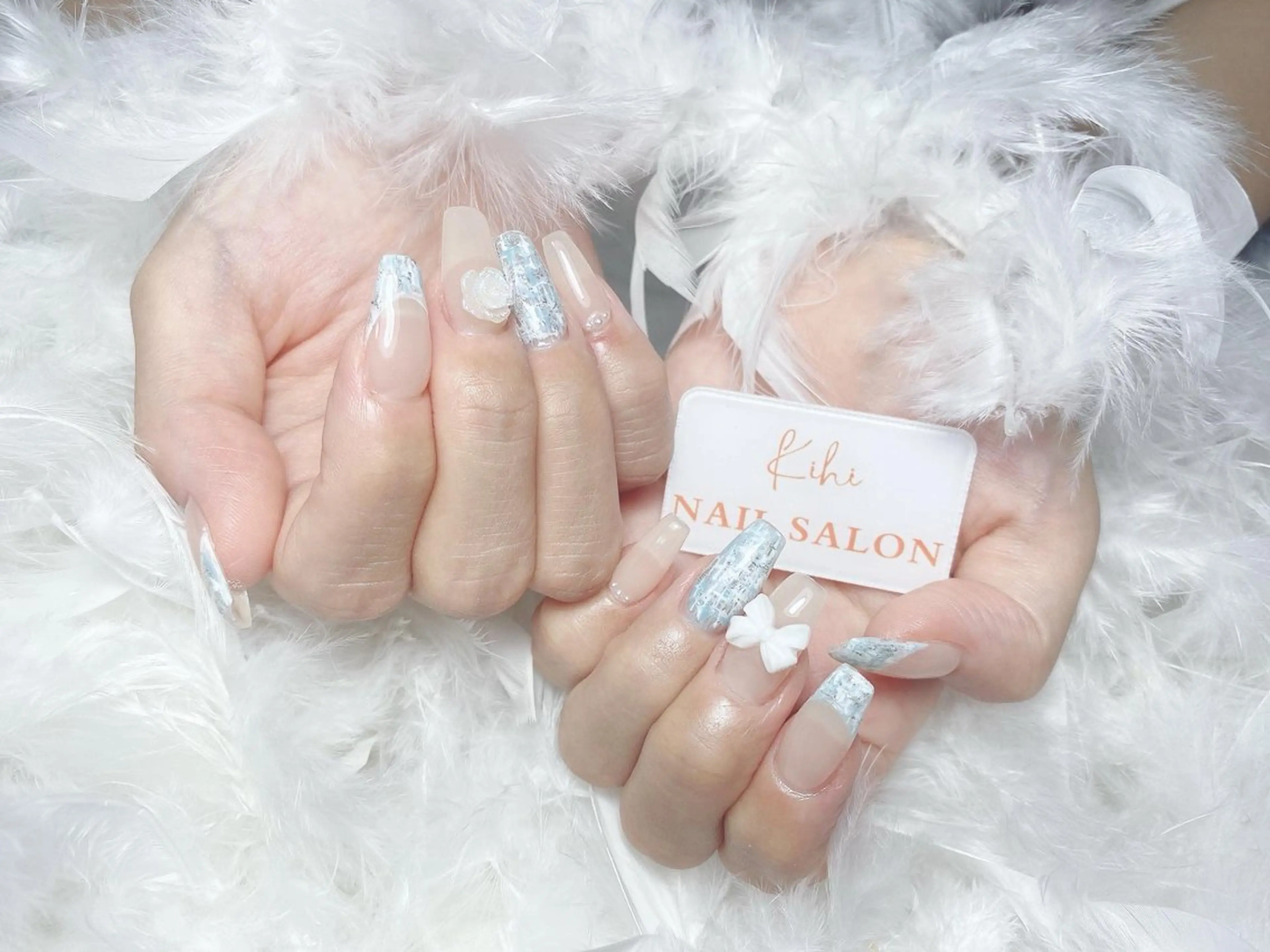 ネイル アートネイル フレンチネイル ジェルネイル グラデーション 韓国ネイル ハンドネイル ハンドケア さくら💮💮 【オフ無料】のネイルデザイン