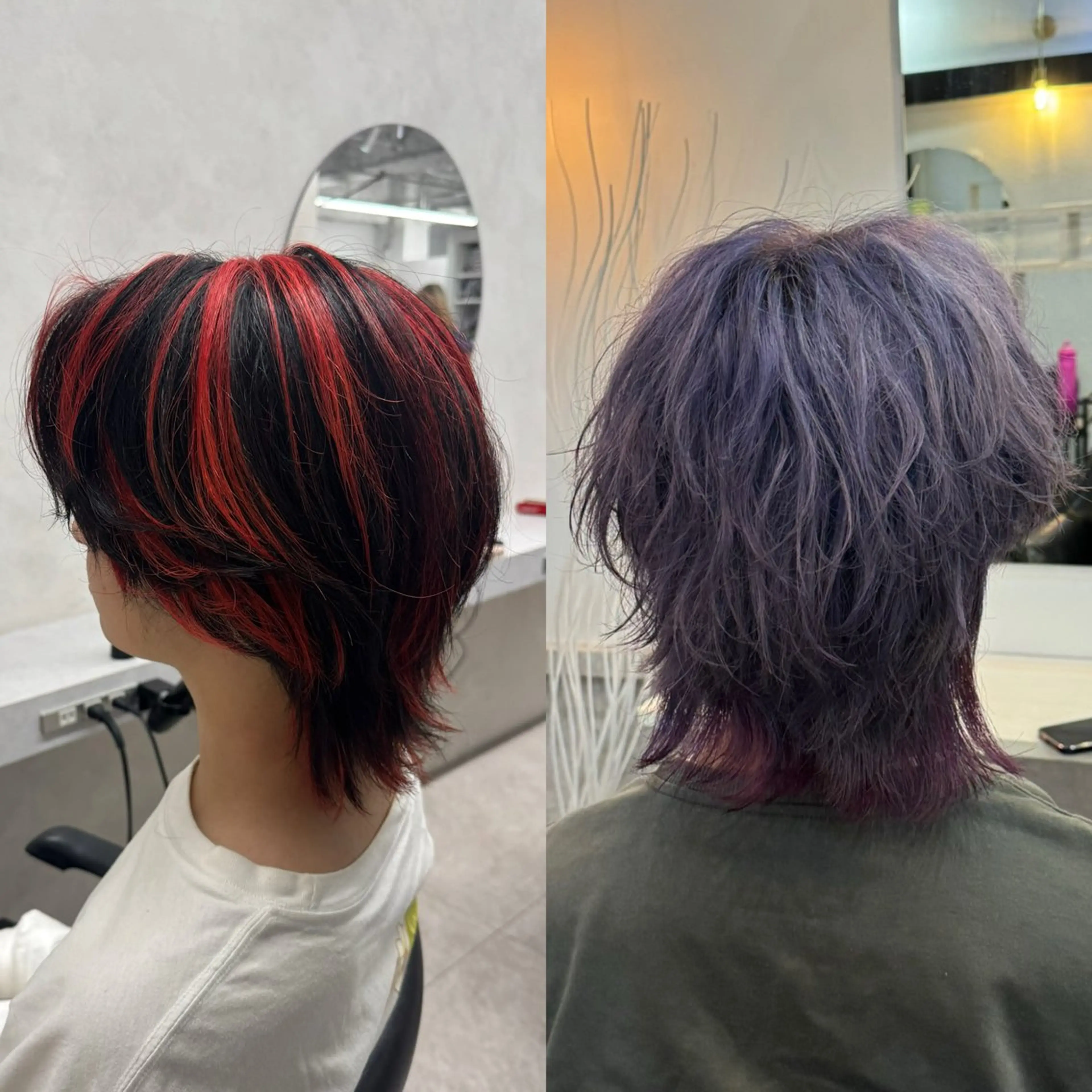 カラー ︎🌟YUYA/複雑 履歴/デザインカラーのヘアスタイル