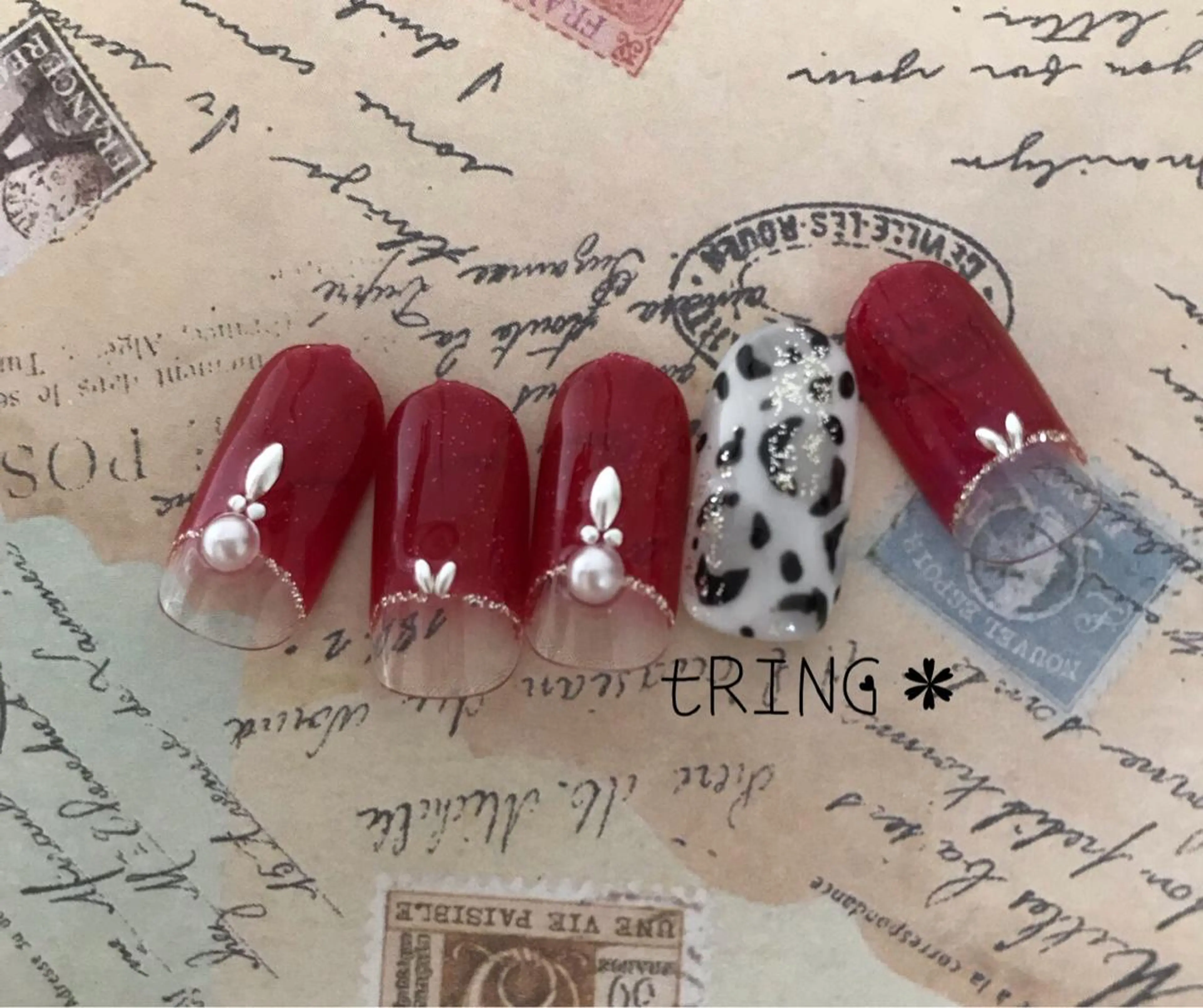 ネイル tRING＊ しいの木台のネイルデザイン