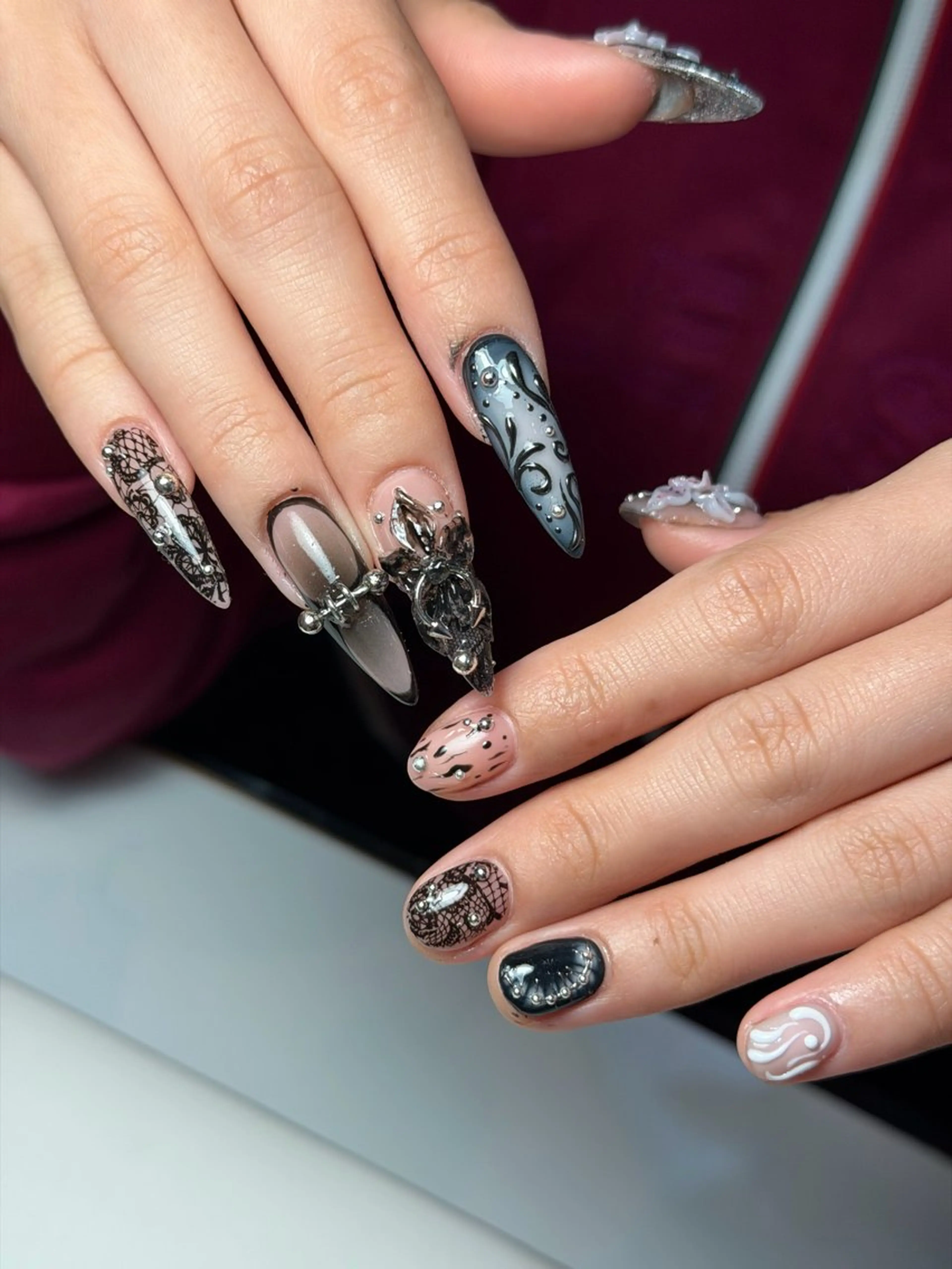 ネイル 韓国ネイル シンプルネイル ワンホンネイル ハンドネイル CoMo Nailのネイルデザイン