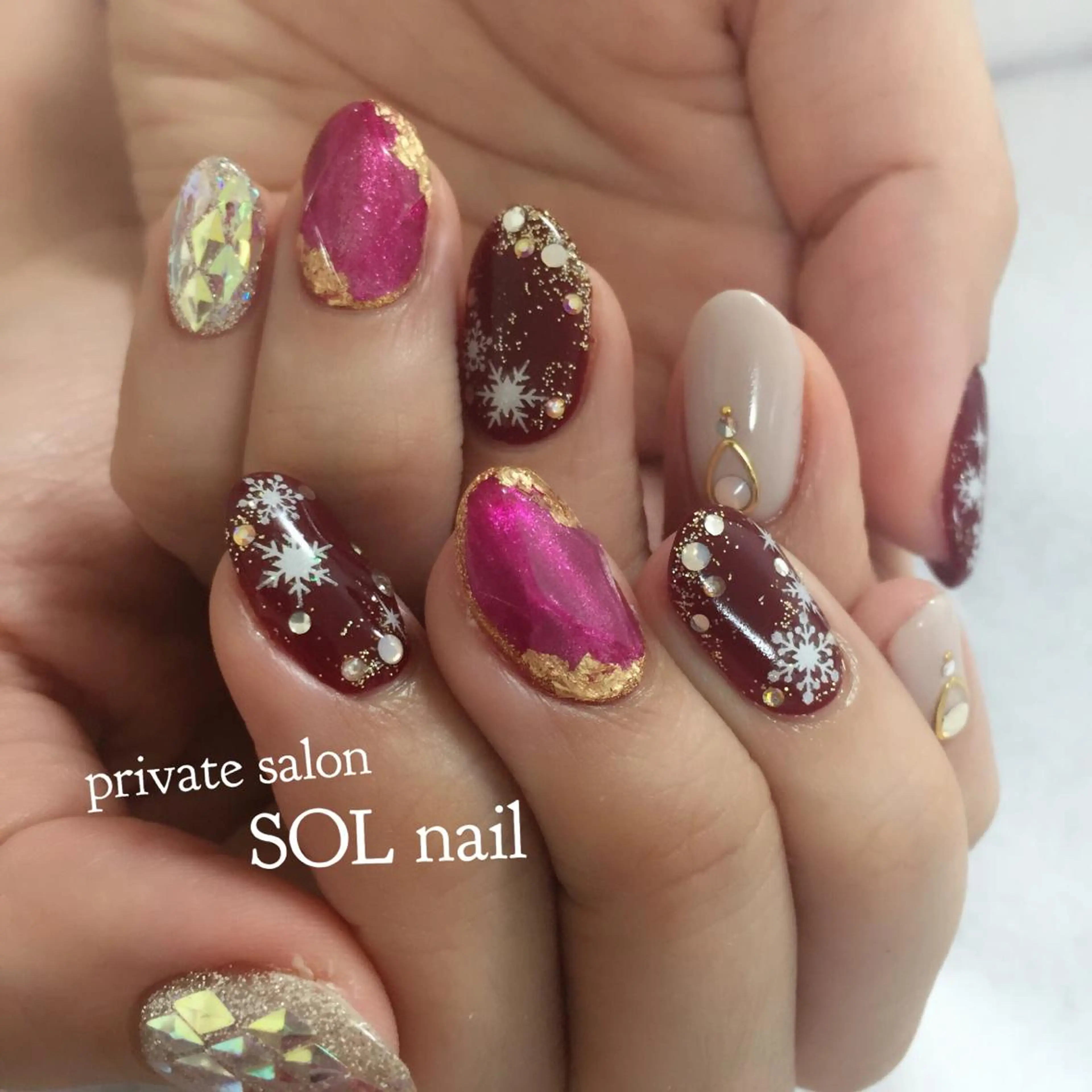 ネイル ハンドネイル SOL NAILのネイルデザイン