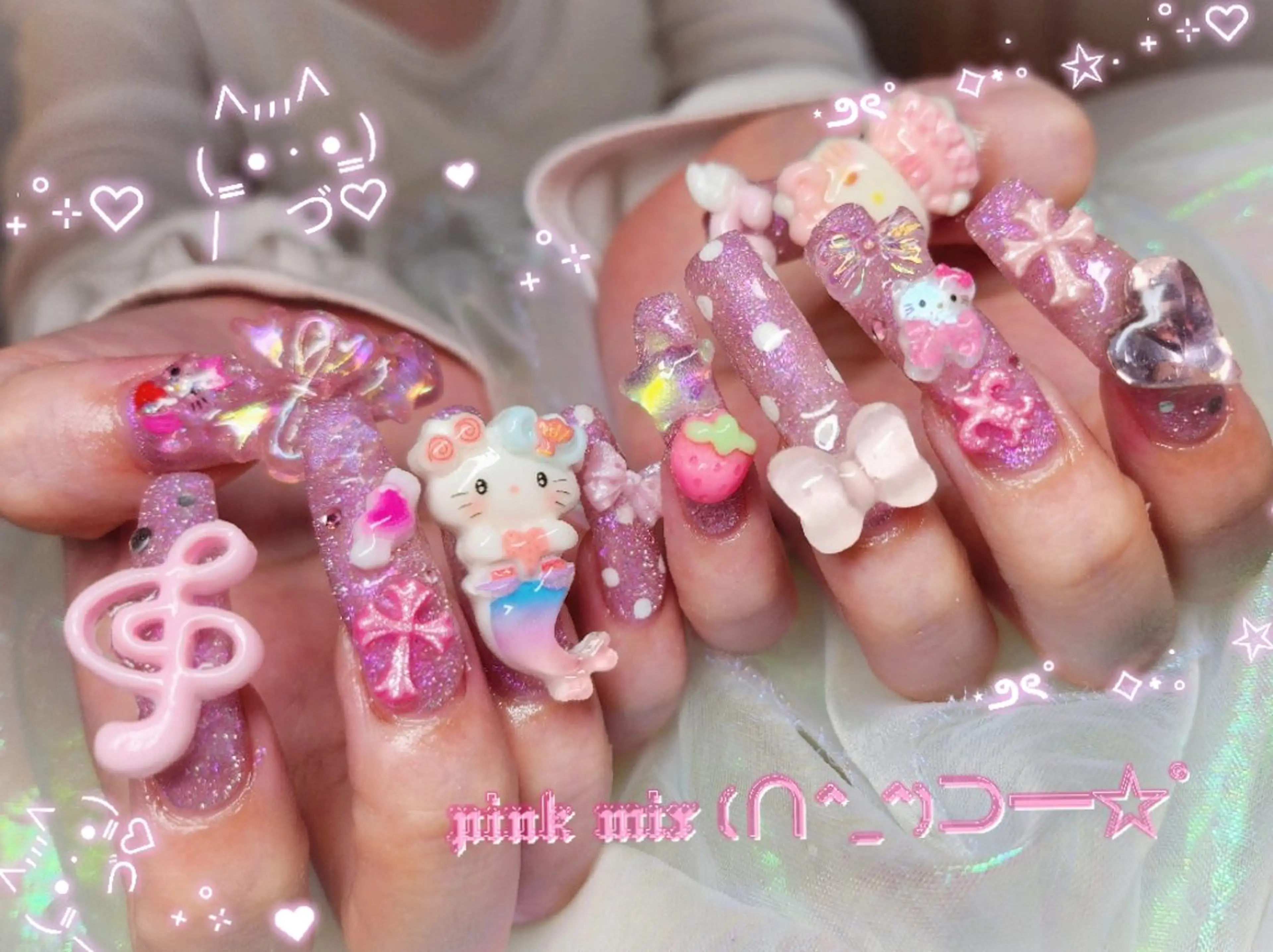 ネイル ハンドネイル 💜bora .のネイルデザイン