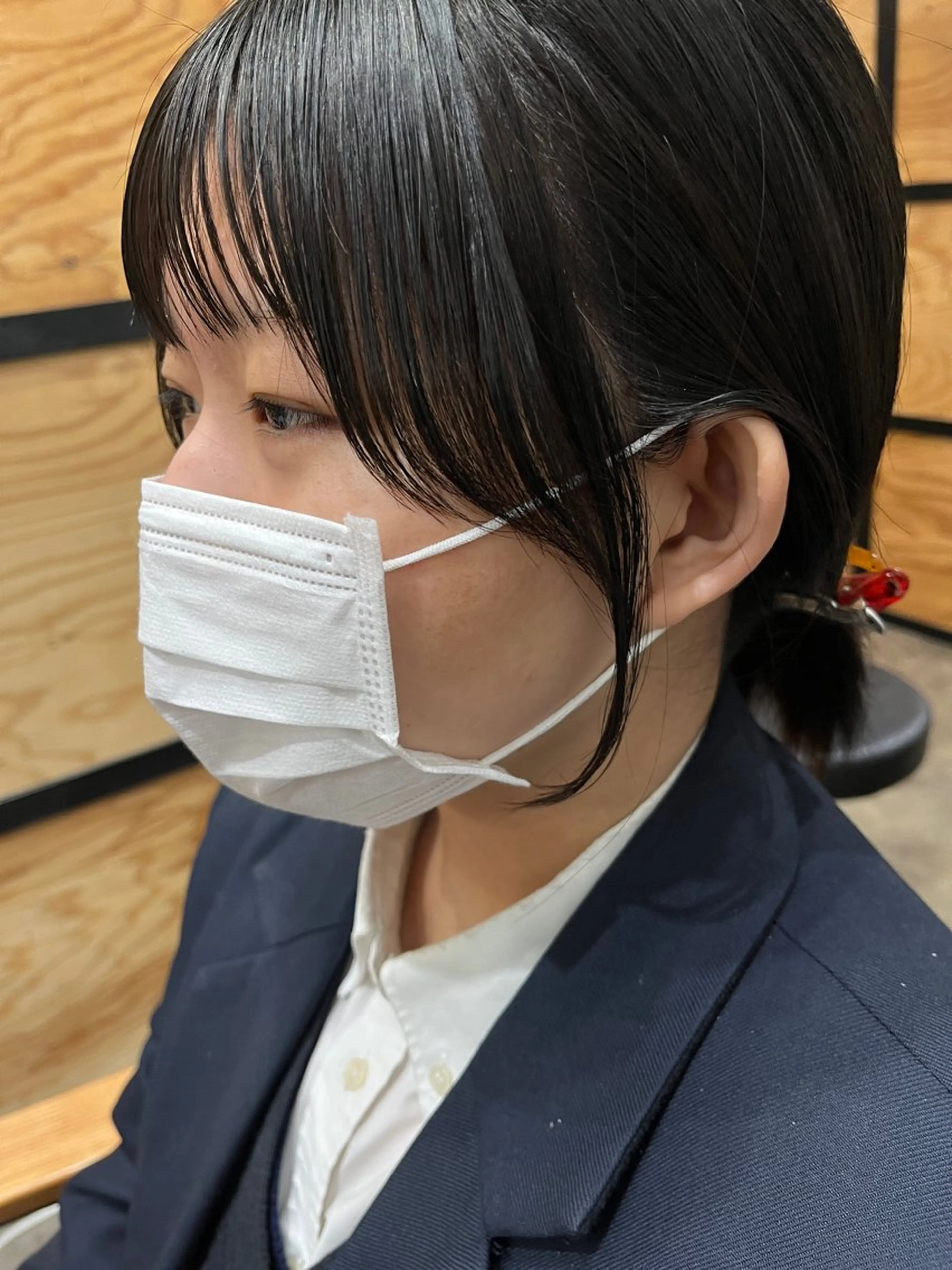 セミロング カラー 久木原 ゆりのヘアスタイル