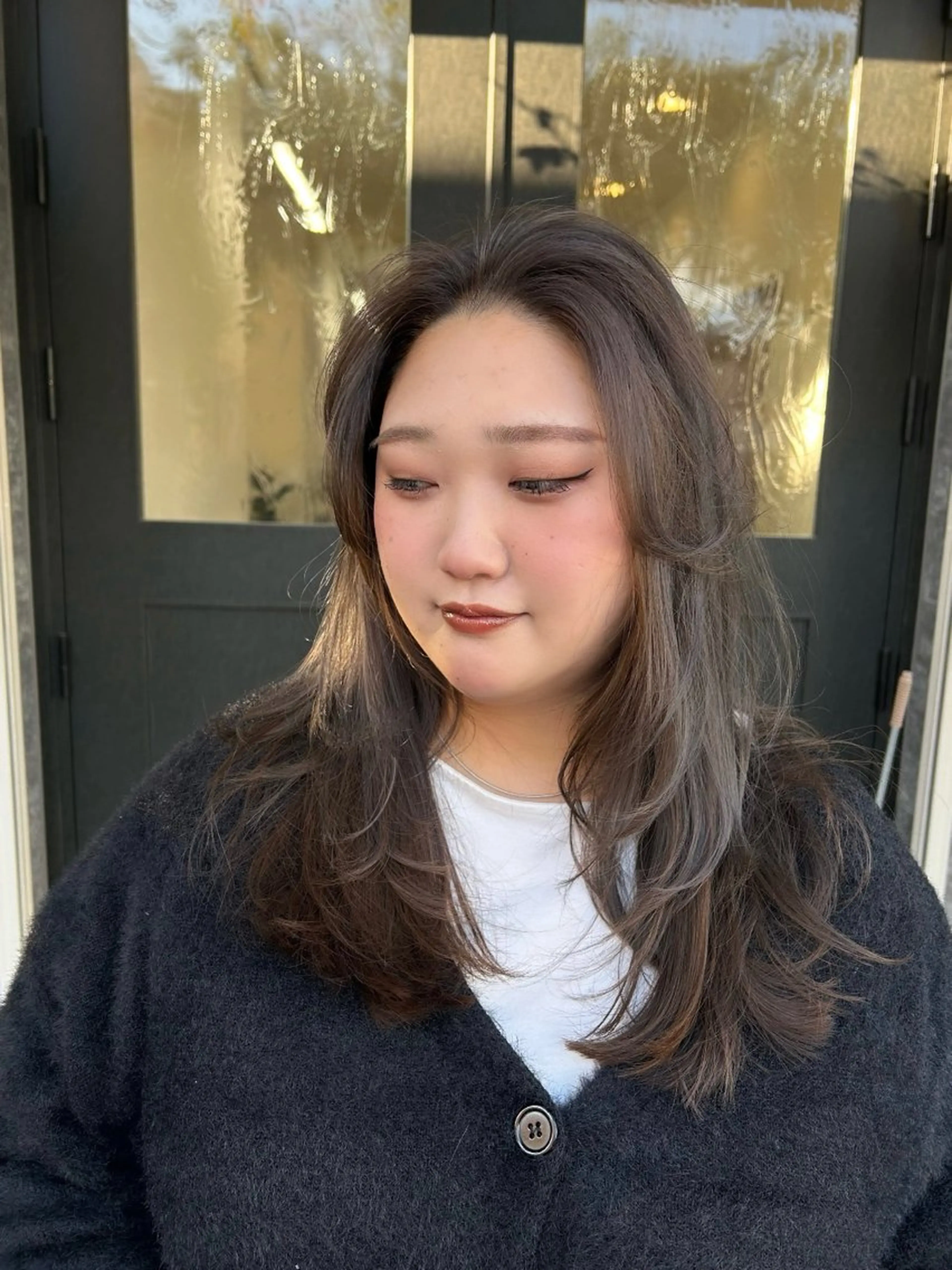 セミロング カラー ﾖｼﾀﾞ ﾕｶのヘアスタイル