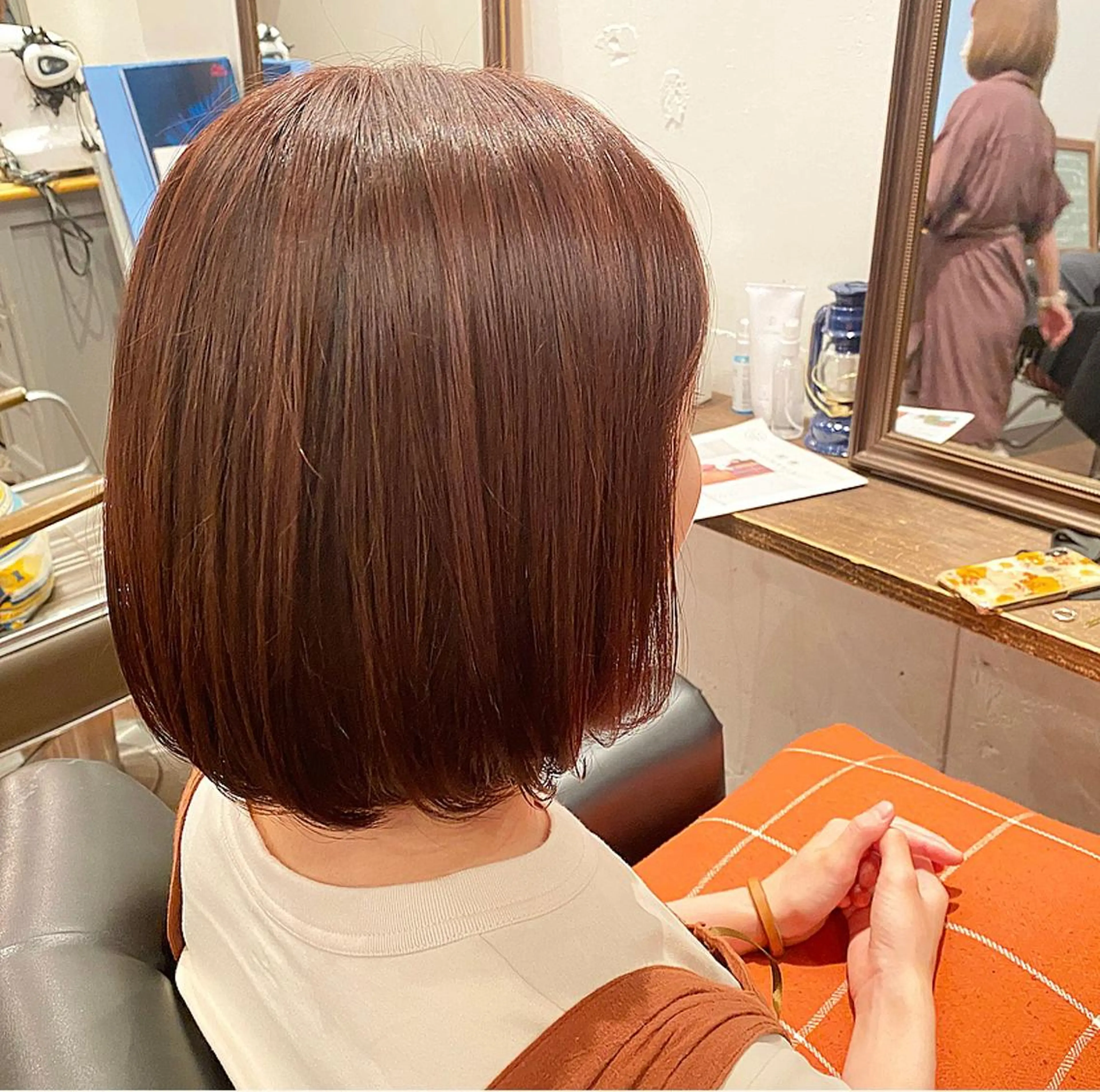 ショート カラー ボブ 🌈🌸あおき みちる🌟💗のヘアスタイル