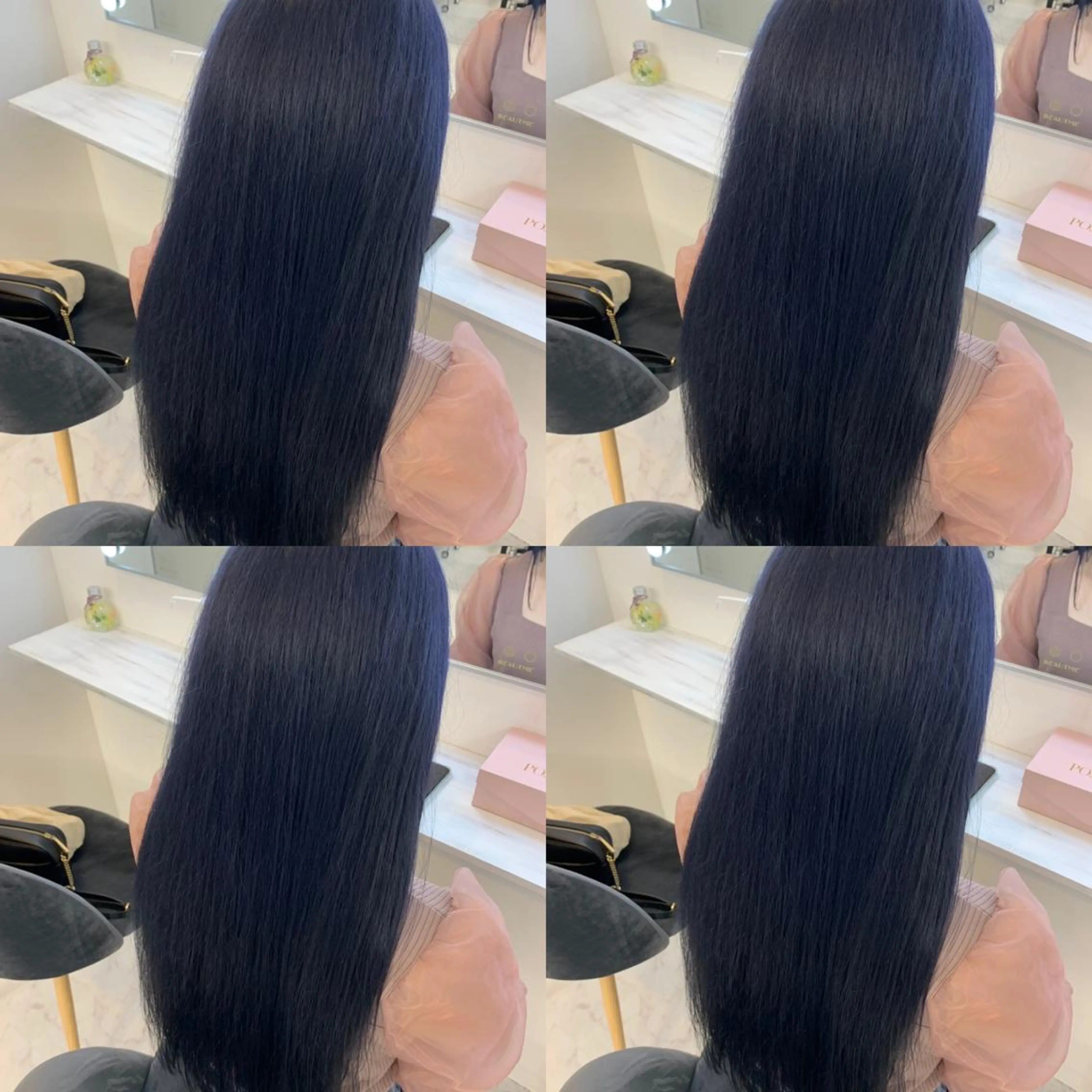 ロング カット ヘアカラー トリートメント ✨髪質改善✖︎顔周り レイヤー✨ナカムラのヘアスタイル