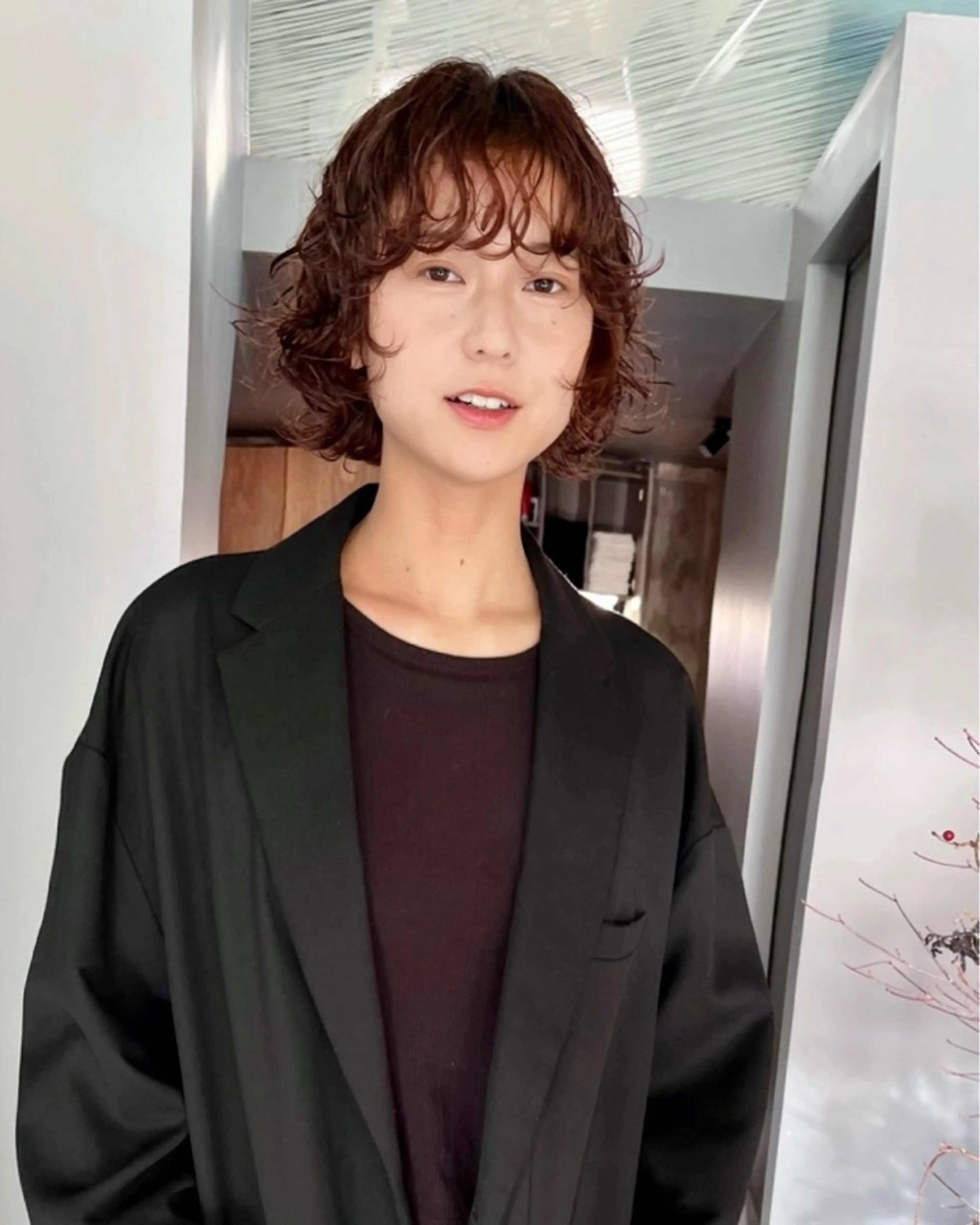 【ご新規様今だけ価格🙆‍♂️】カット＋ケアパーマ+トリートメント🌱【スタイリングが楽でおしゃれに】の写真