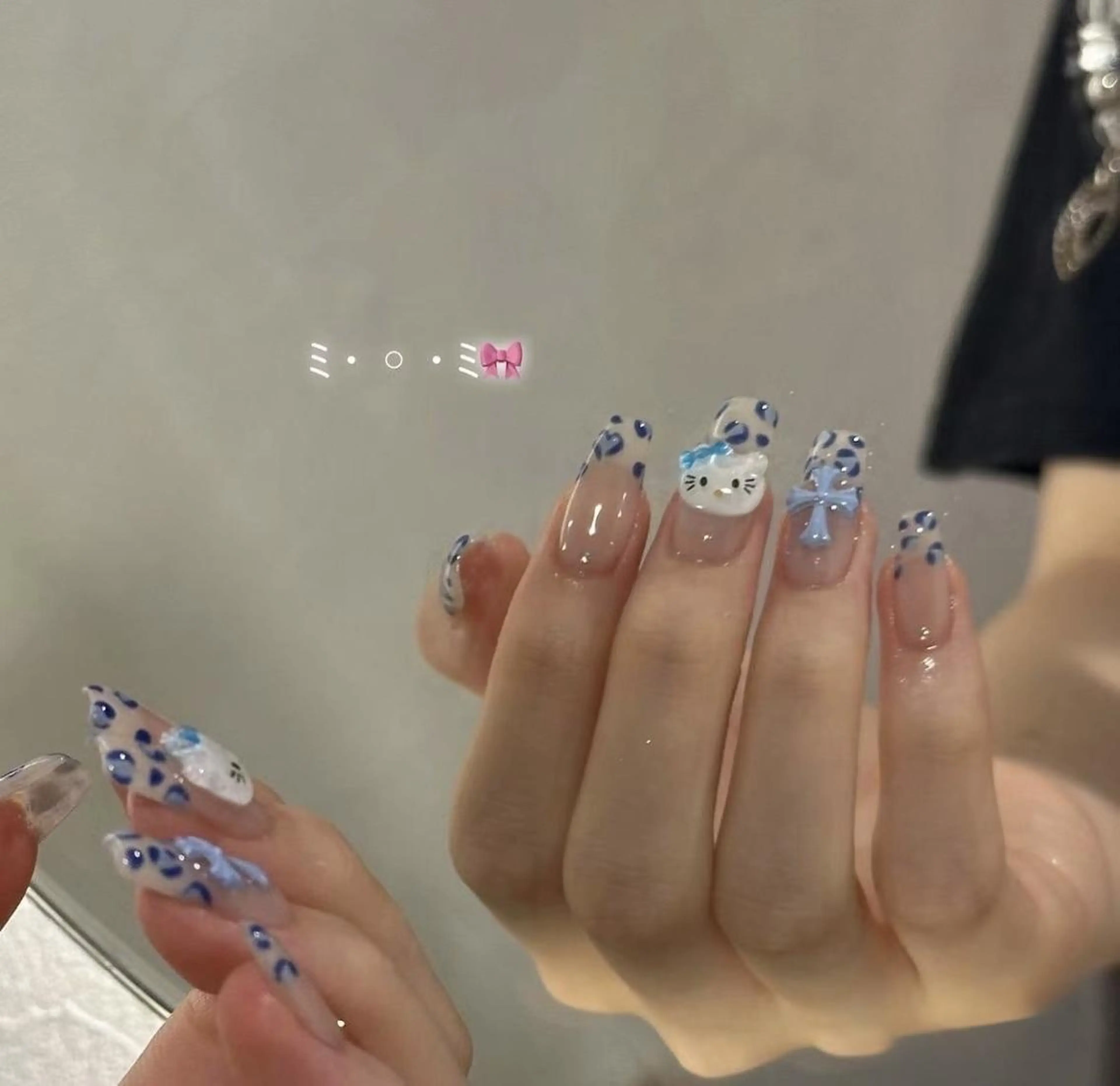 ネイル 長さ出し フレンチネイル グラデーション 卒業式 マグネットネイル ハンドネイル MIHANA NAILのネイルデザイン