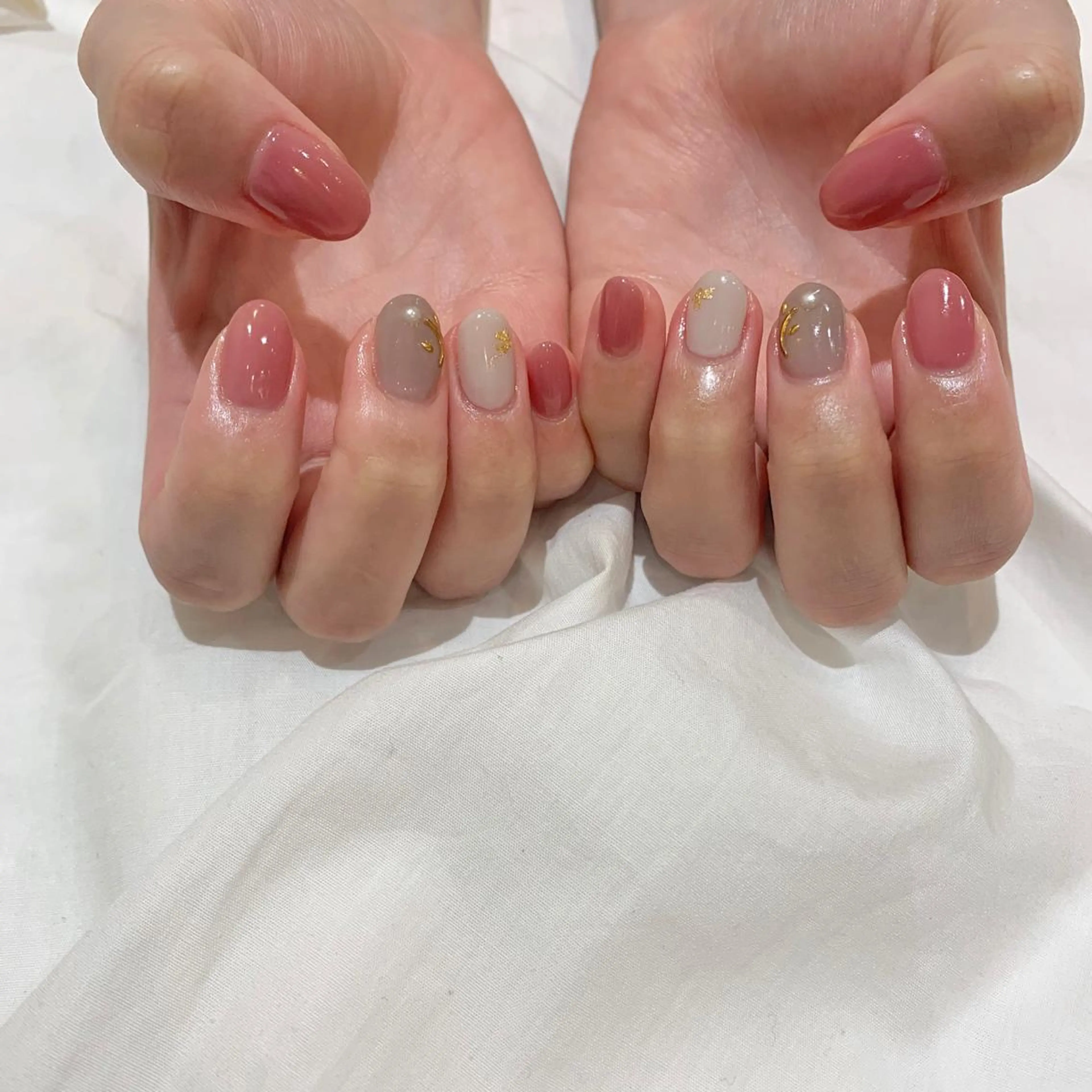 ネイル ハンドネイル 藤原 胡桃のネイルデザイン