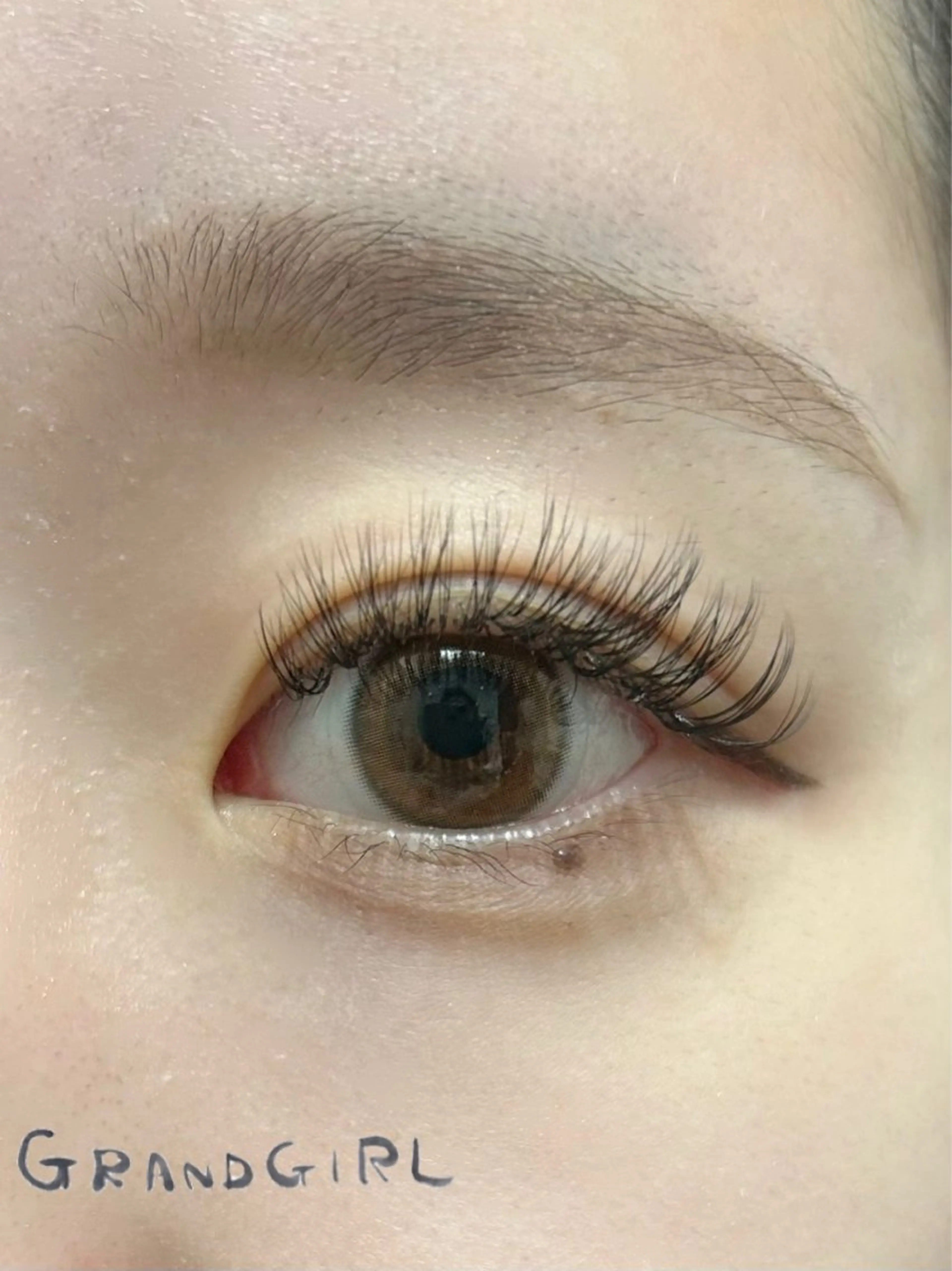 マツエク・マツパ バインドロック フラットラッシュ まつげパーマ 一重×まつ毛パーマ マツエク GRANDGIRL所属・ヨシダ セリナのマツエク・マツパデザイン