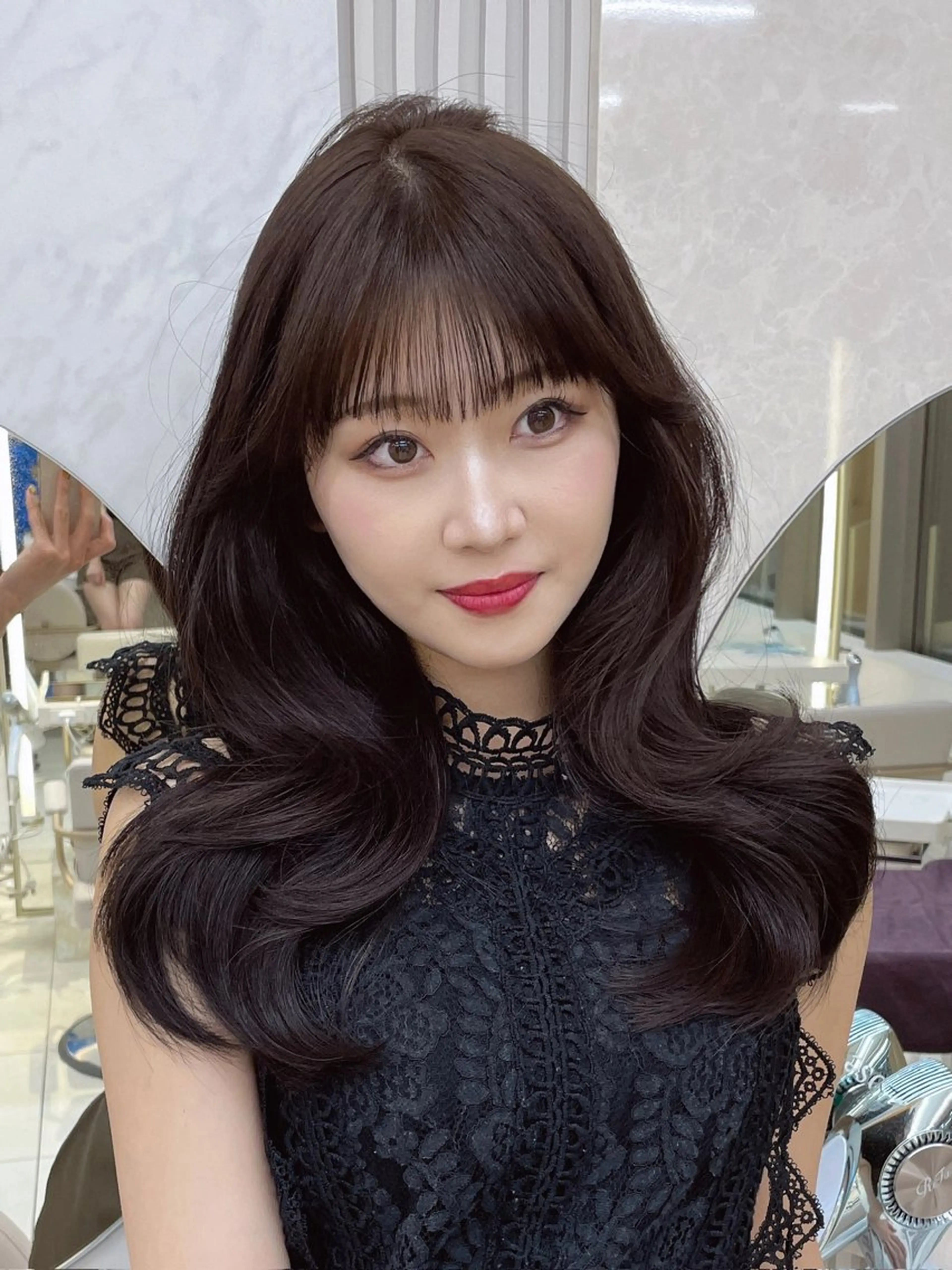 セミロング カット ヘアカラー トリートメント レイヤー/顔周り /透明感/TAKUのヘアスタイル