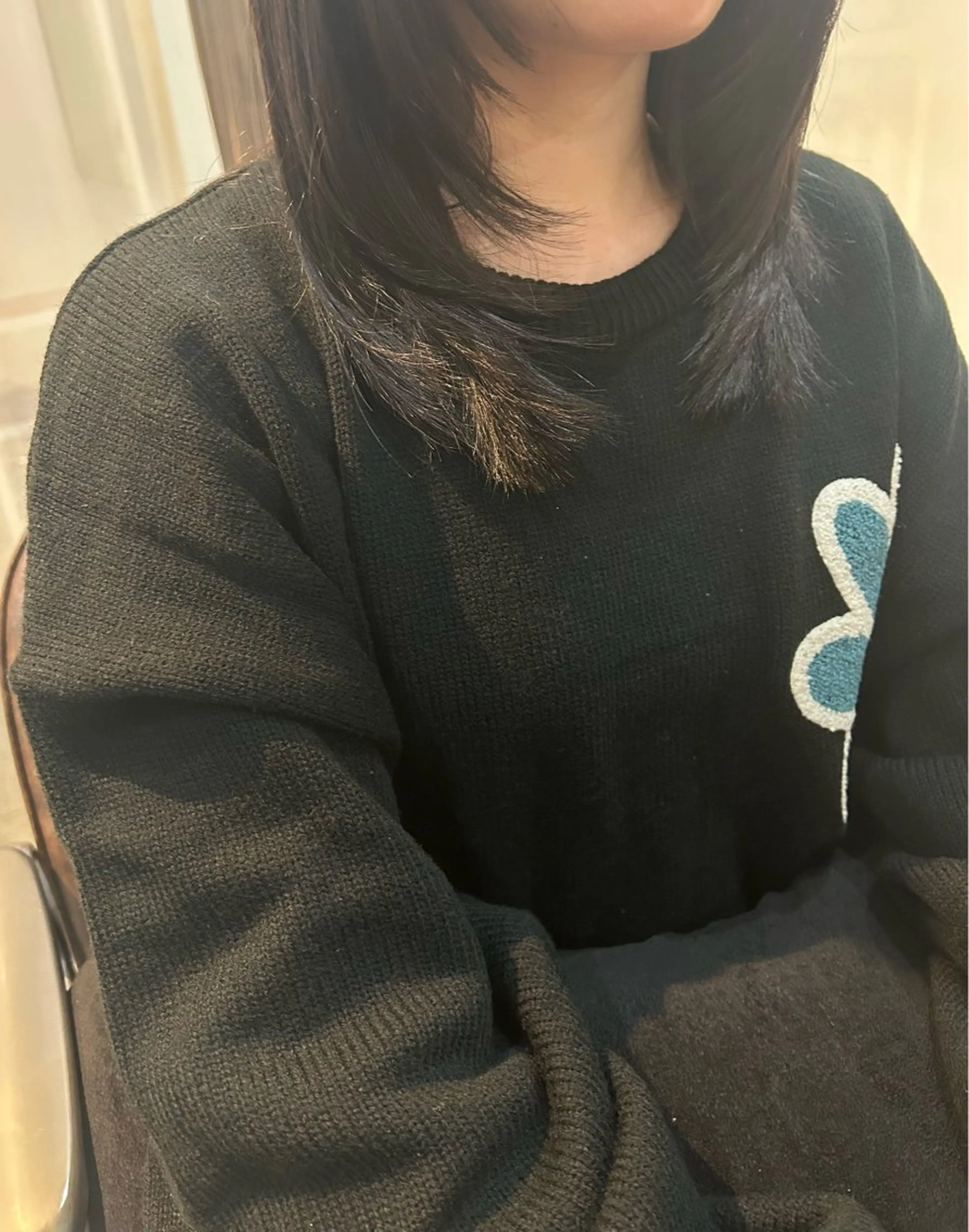 ミディアム 顔周りカット レイヤーカット 井上 葉月のヘアスタイル