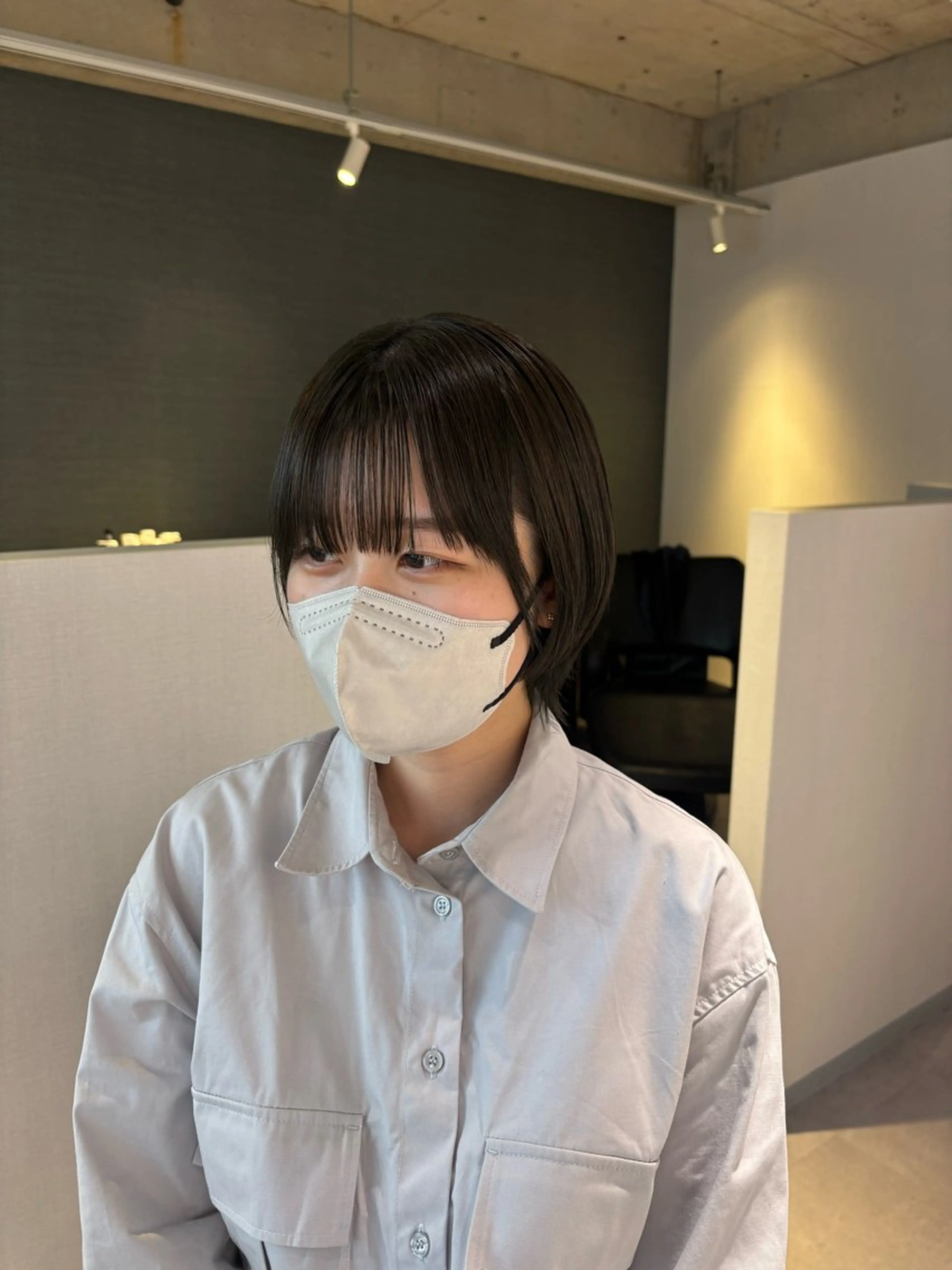 ショート カラー ヘアカラー misuzu/名古屋 /酸性ストレート🎀のヘアスタイル