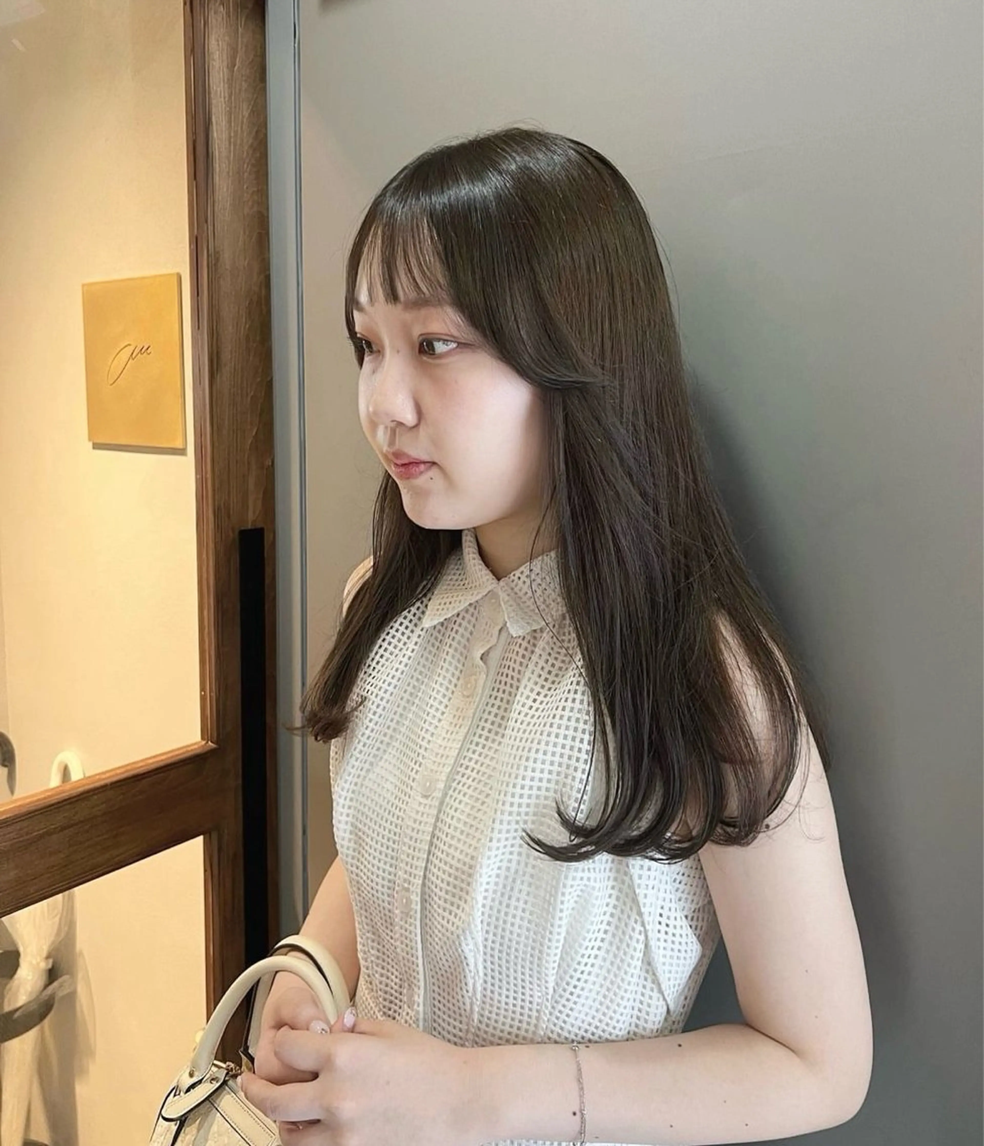 ロング カラー カット ヘアカラー トリートメント akane/ボブ /ブラウンベージュのヘアスタイル