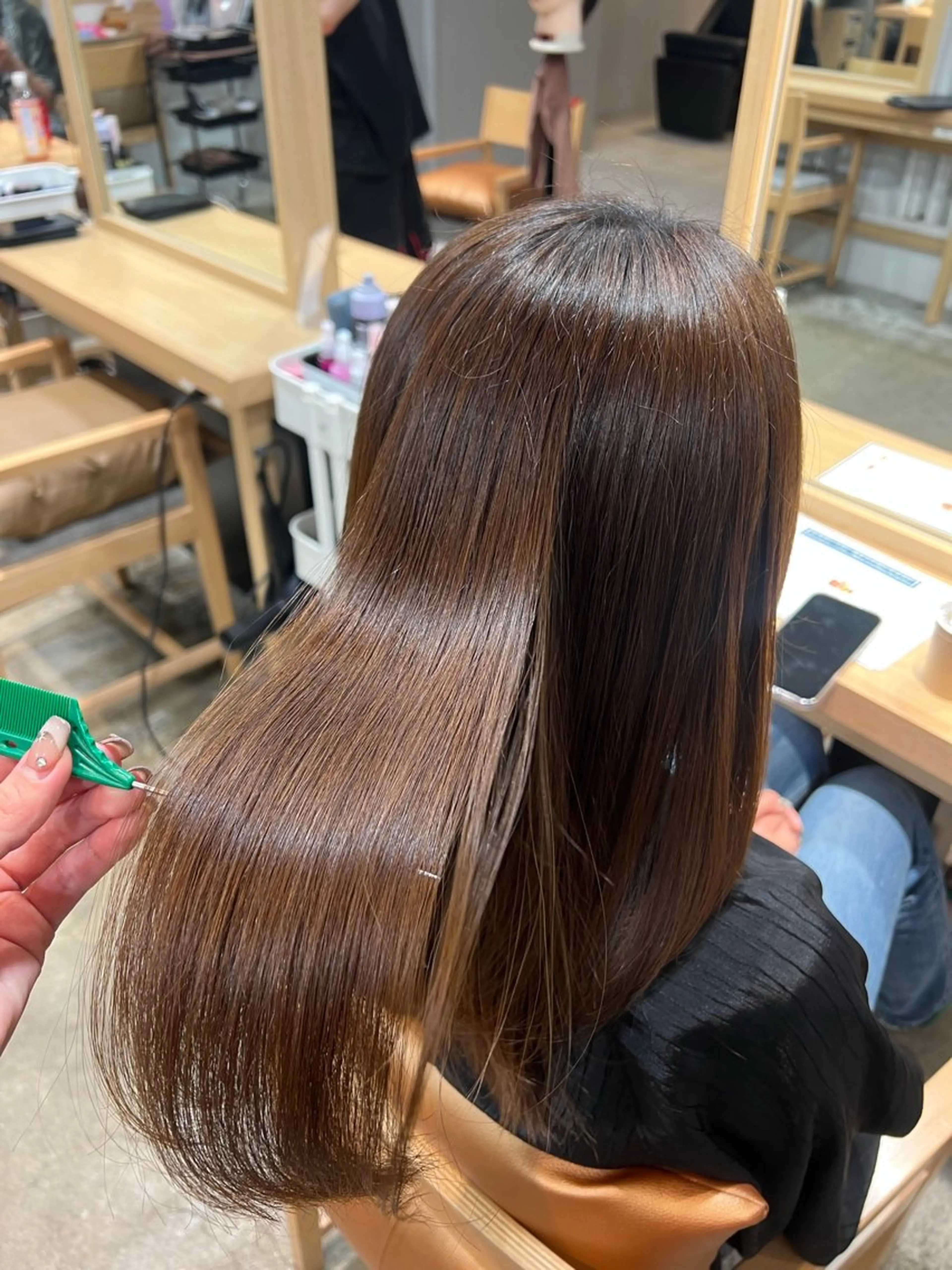 ミディアム カラー メンズ リコ ハッシュカット 韓国レイヤーのヘアスタイル