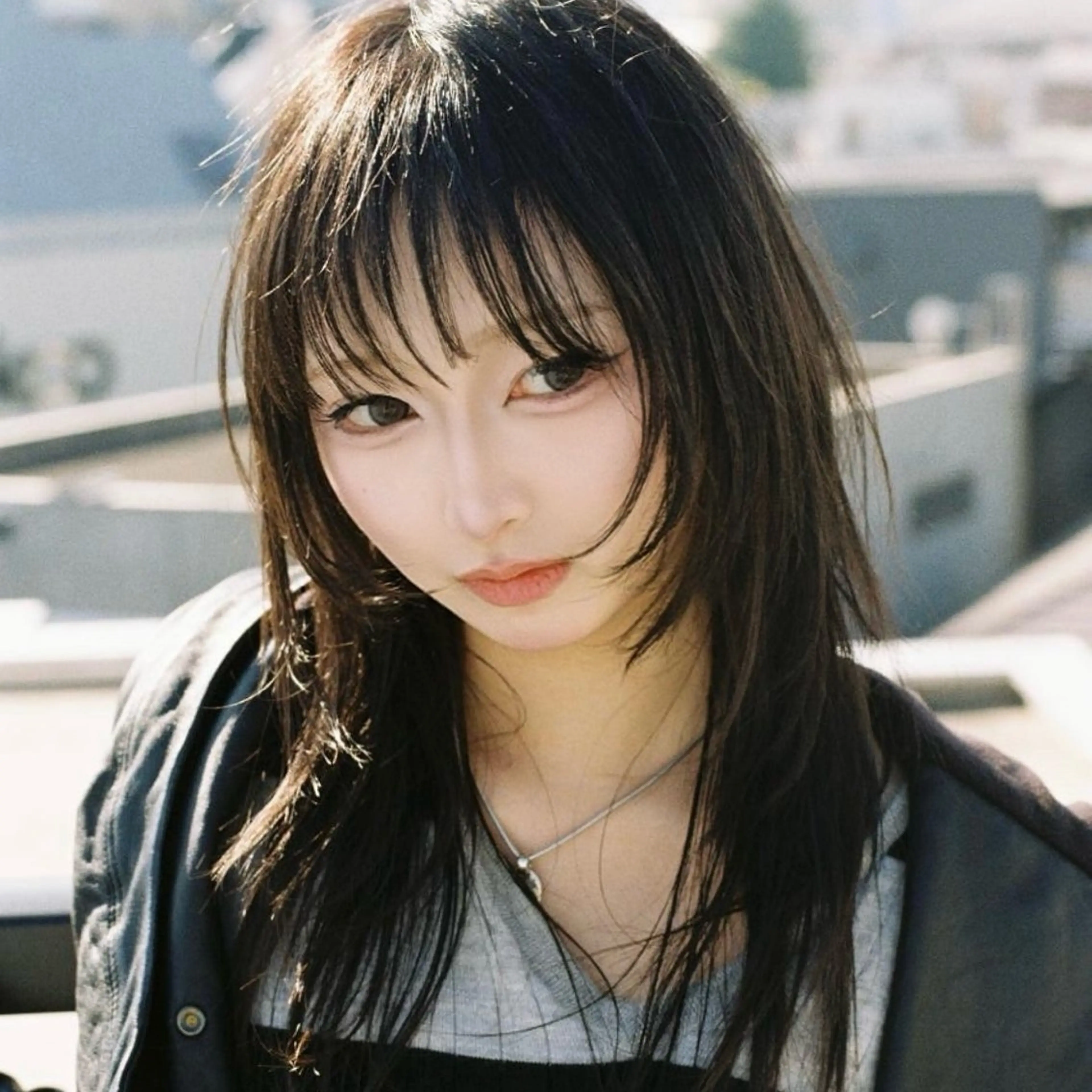 ロング カット トリートメント レイヤー/透明感 カラー✩.*˚チャンのヘアスタイル