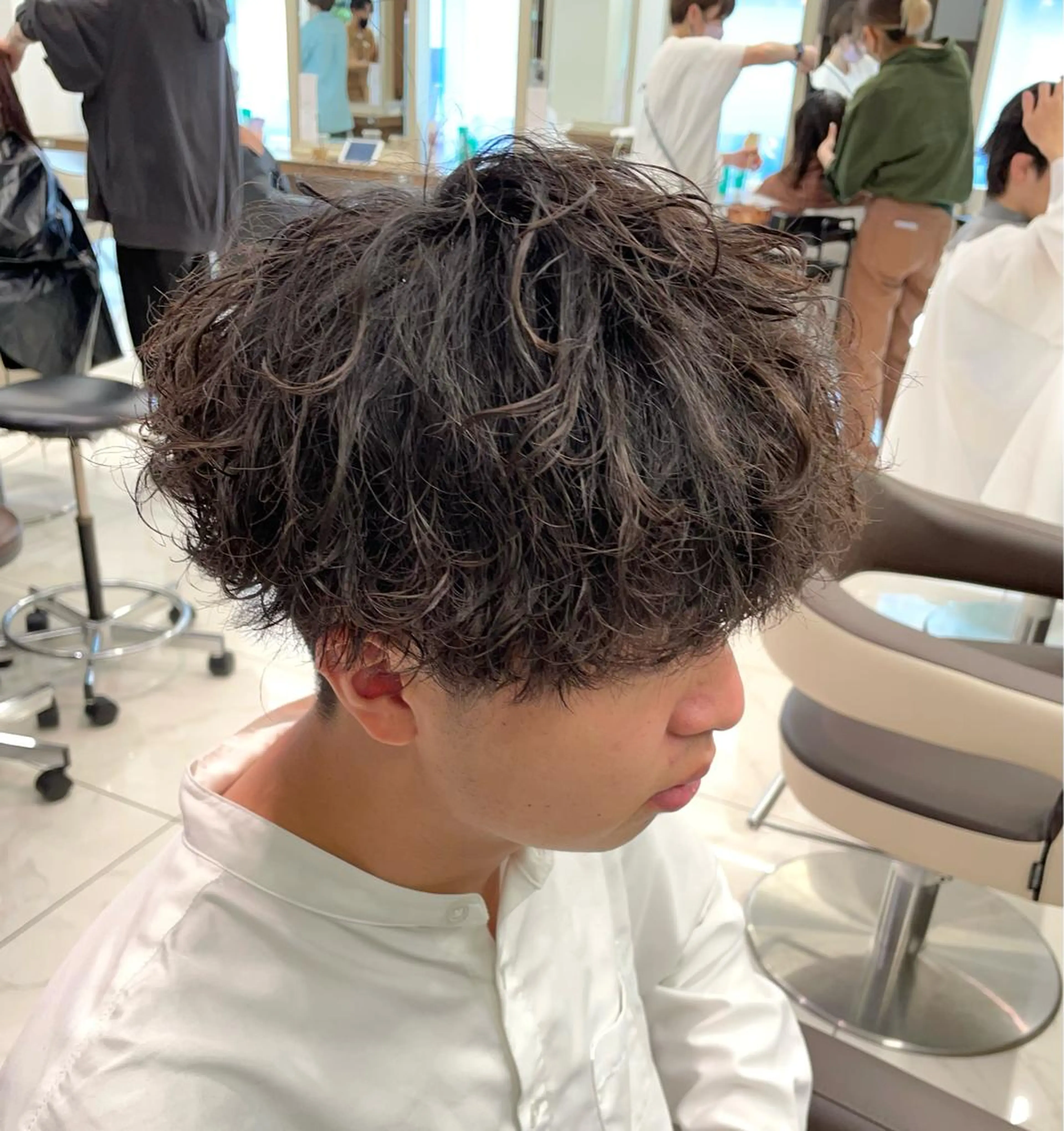ショート パーマ メンズ 【メンズ特化】 池田大成✂︎のヘアスタイル