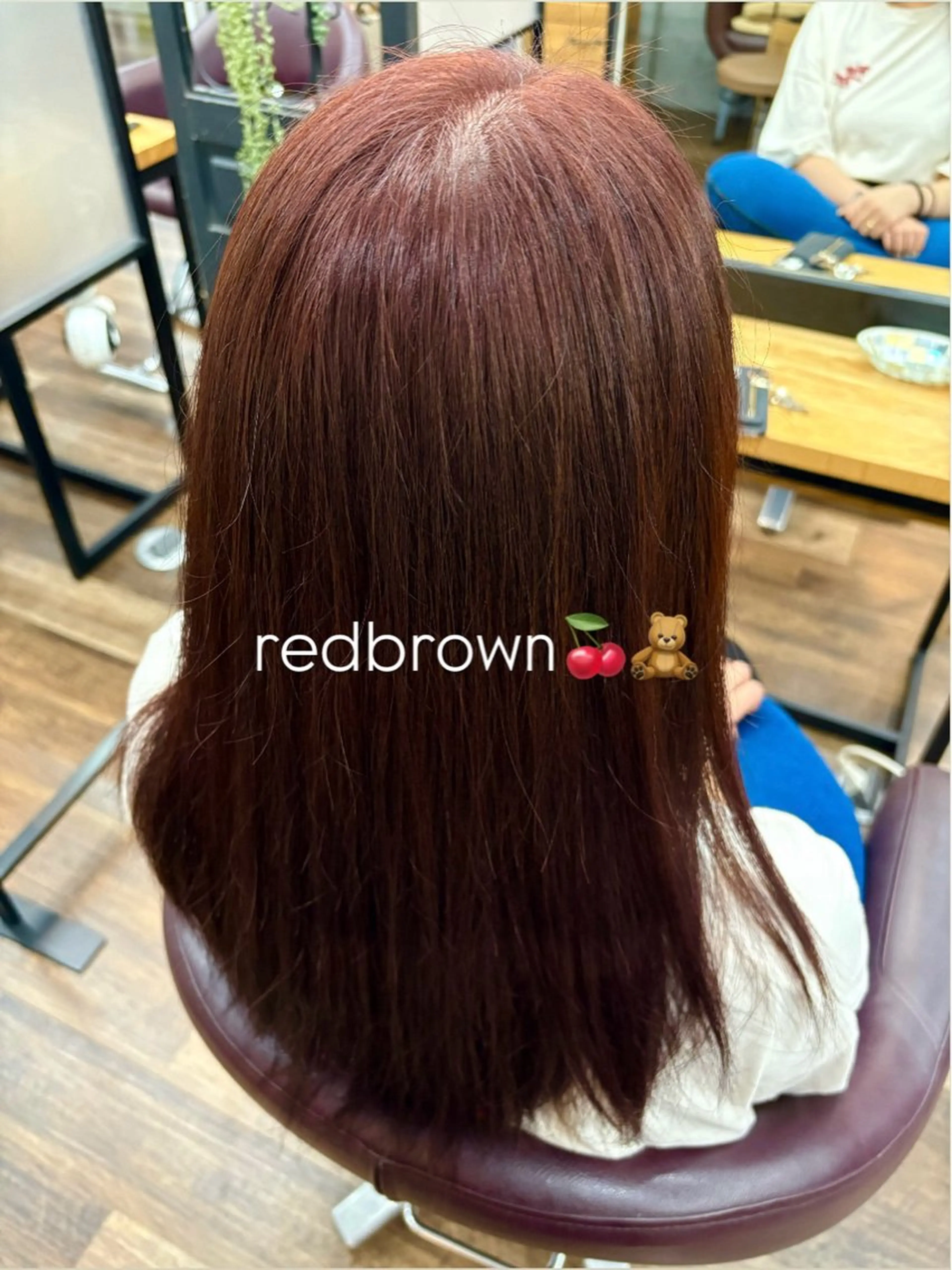 ミディアム レッドブラウン 【成増serein】 🎀*ﾟHinataのヘアスタイル