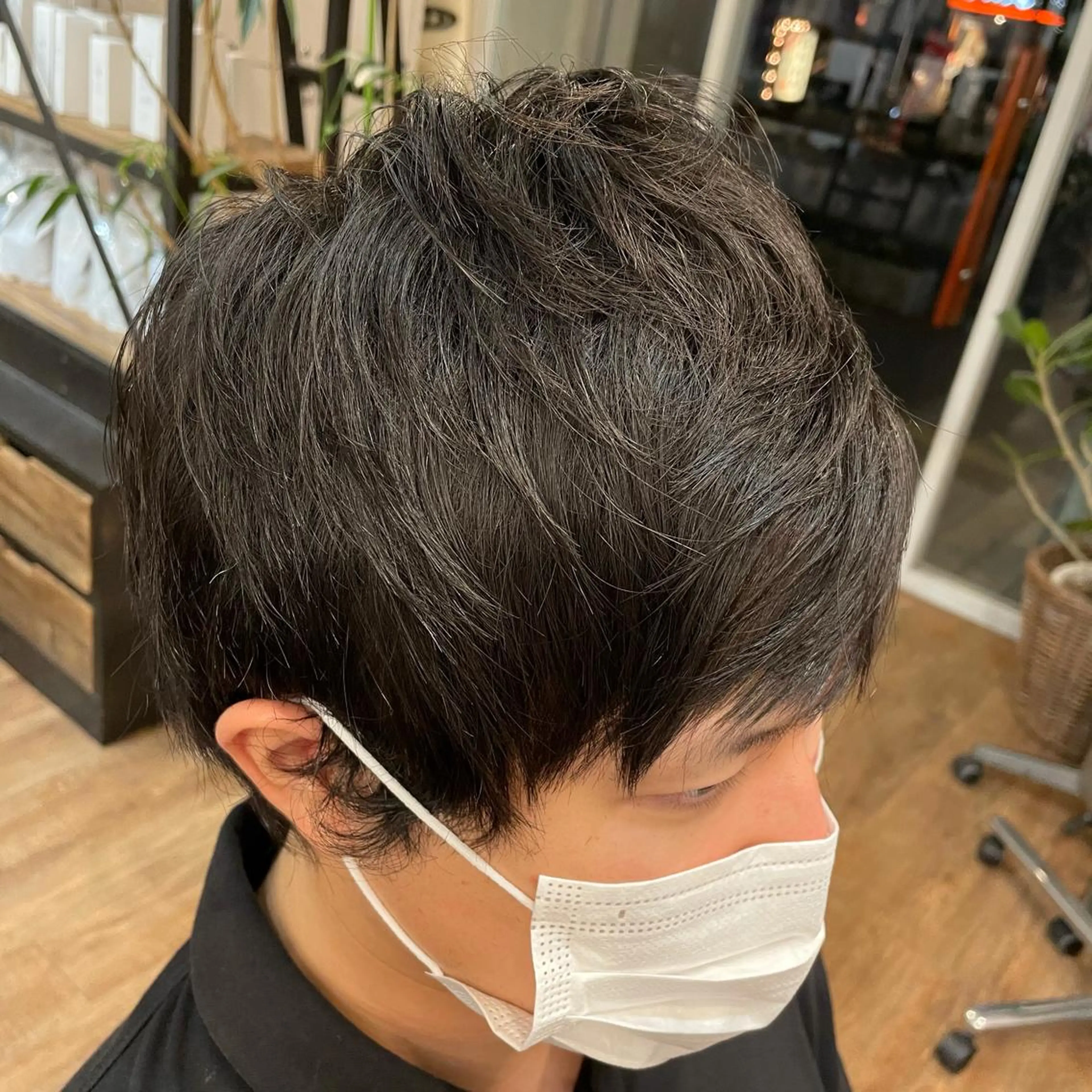 メンズ メンズウルフカット ウルフカット ふるはし みなのヘアスタイル