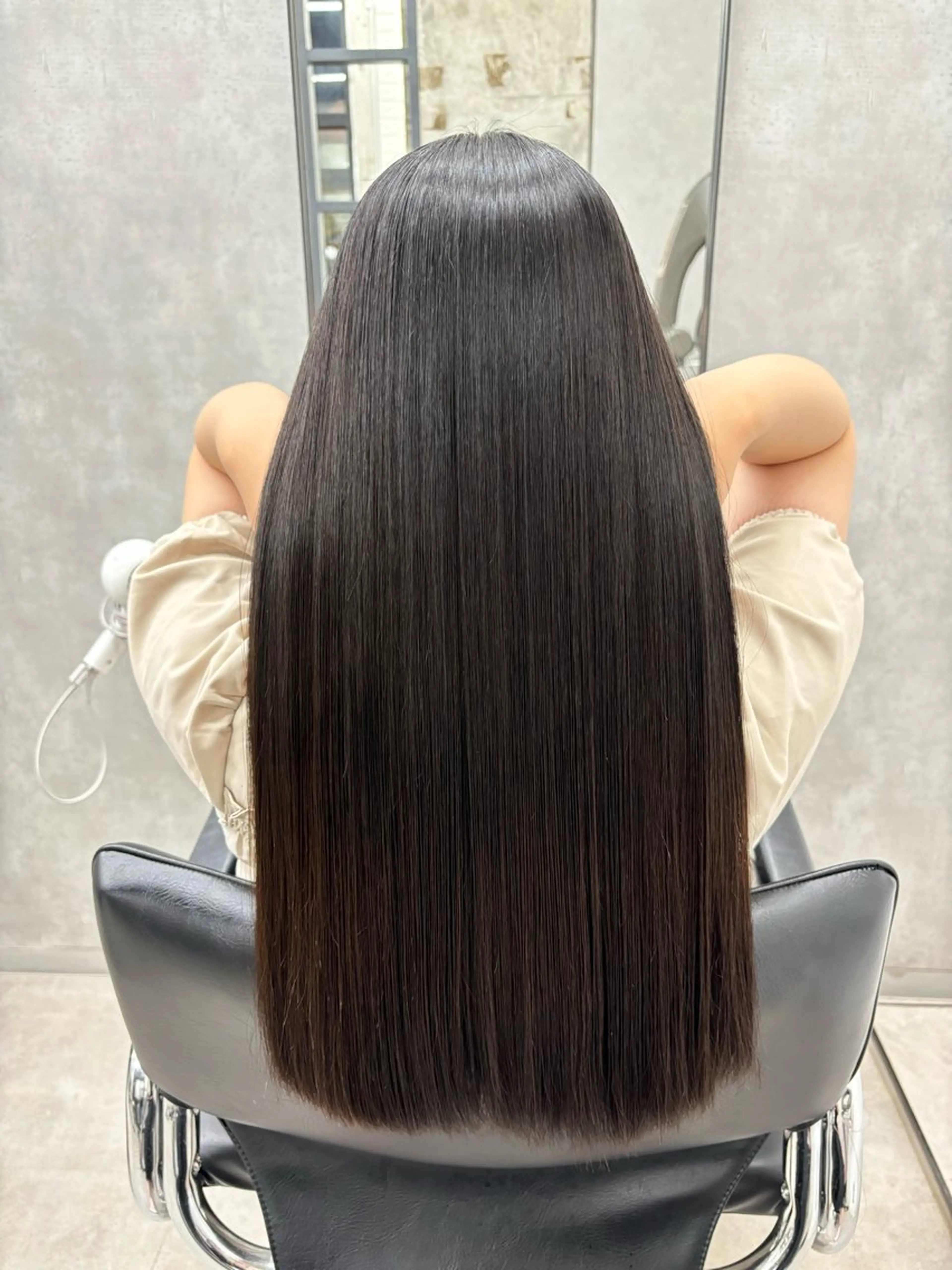 ロング カラー 髪質改善 縮毛矯正 トリートメント すぐ巻ける縮毛矯正 🍀勝倉　麗のヘアスタイル